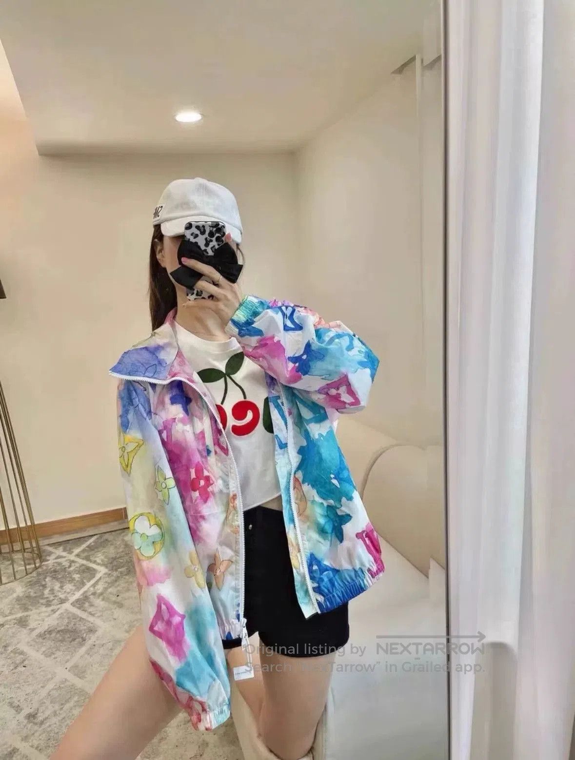 Louis Vuitton Louis Vuitton SS21 Ink Print Windproof Jacket. Size US M / EU 48-50 / 2 - 7 Thumbnail