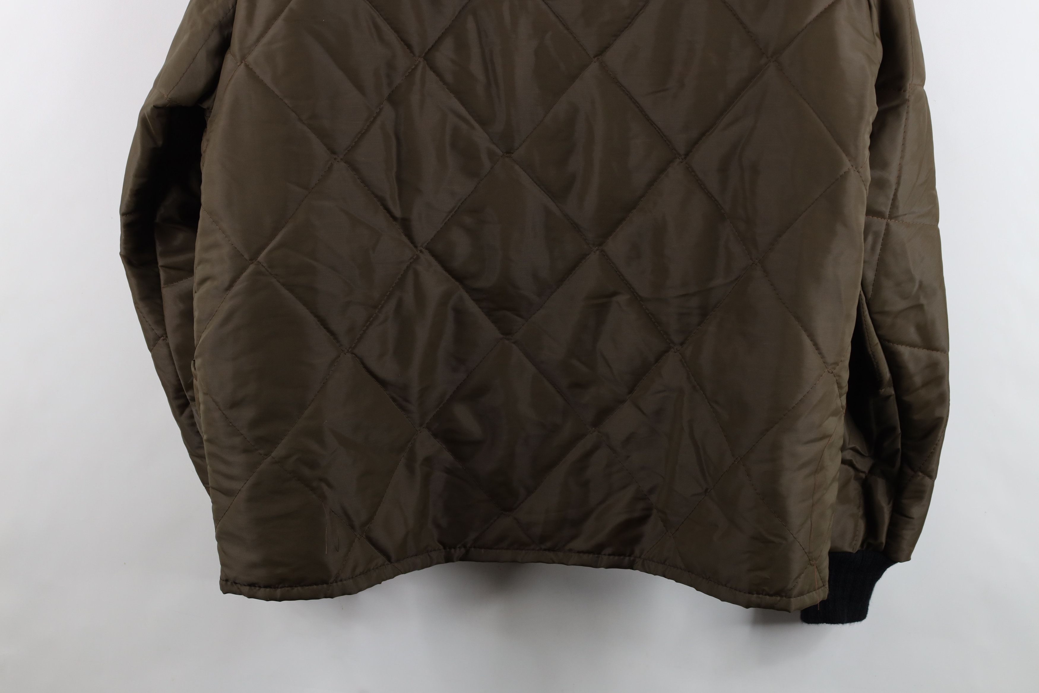 Vintage Vintage 70s Streetwear Insulated Puffer Jacket Brown USA Size US XL / EU 56 / 4 - 15 Thumbnail