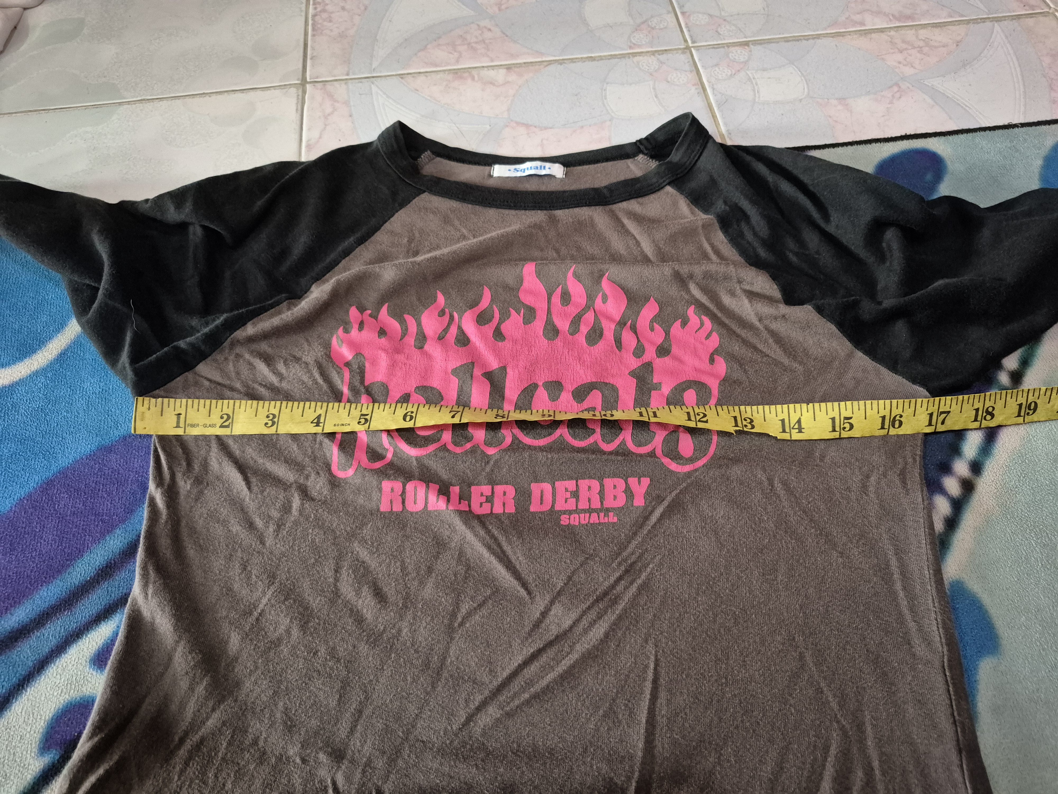 Japanese Brand 🔥 Hellcats Roller Derby Squall 3 Quarter Tee Size US S / EU 44-46 / 1 - 7 Thumbnail