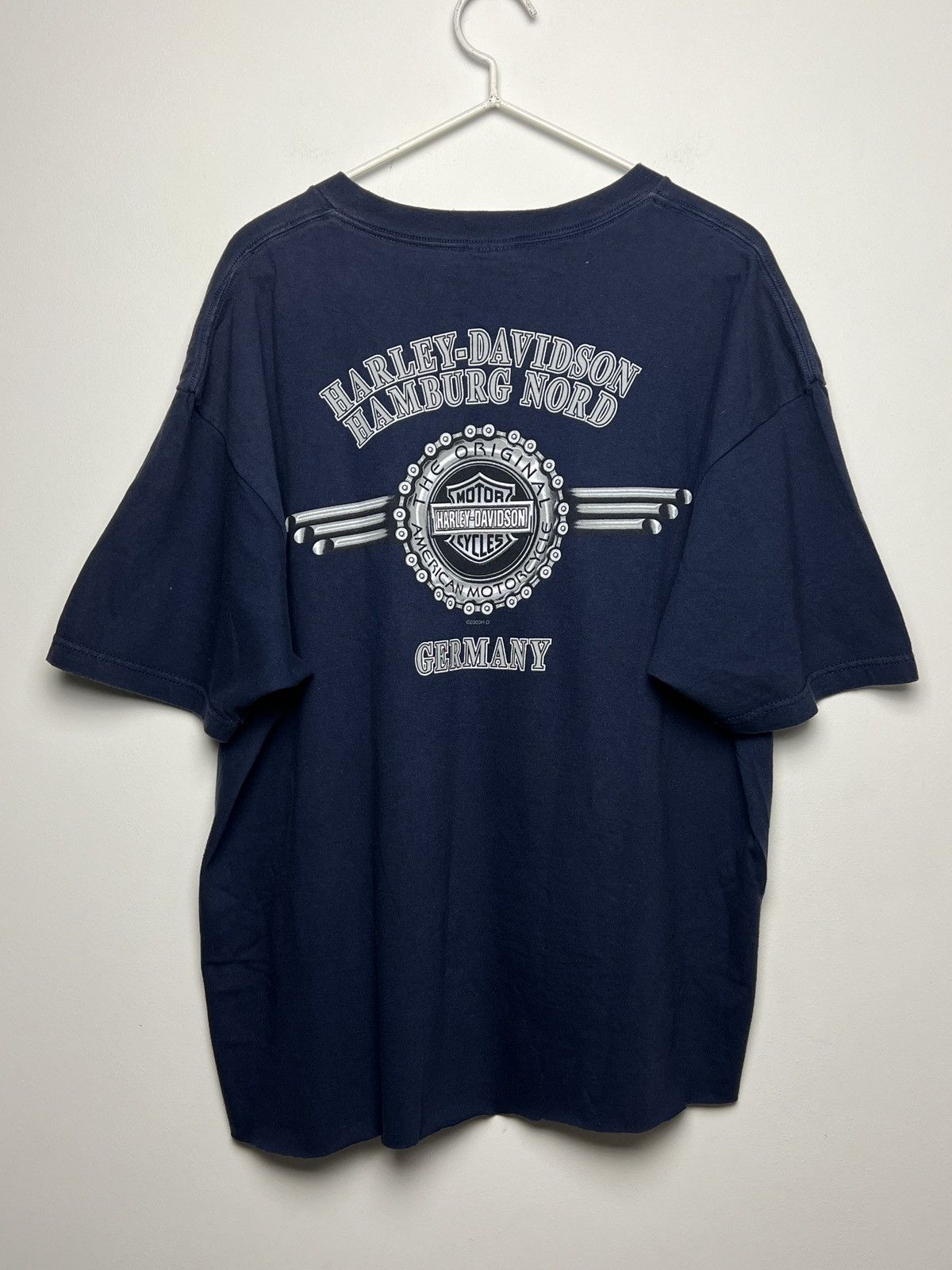Harley Davidson AVOID CIVILIZATION harley davidson y2k crop oversized shirt Size US L / EU 52-54 / 3 - 10 Thumbnail