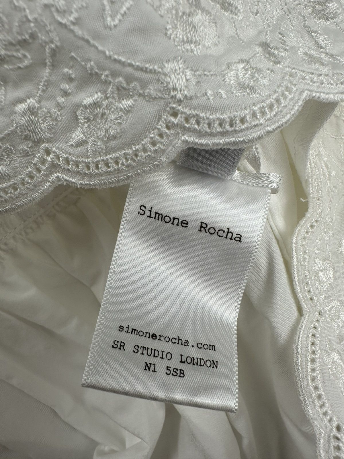 Simone Rocha SIMONE ROCHA Cotton Shirt Dress Size L / US 10 / IT 46 - 3 Thumbnail