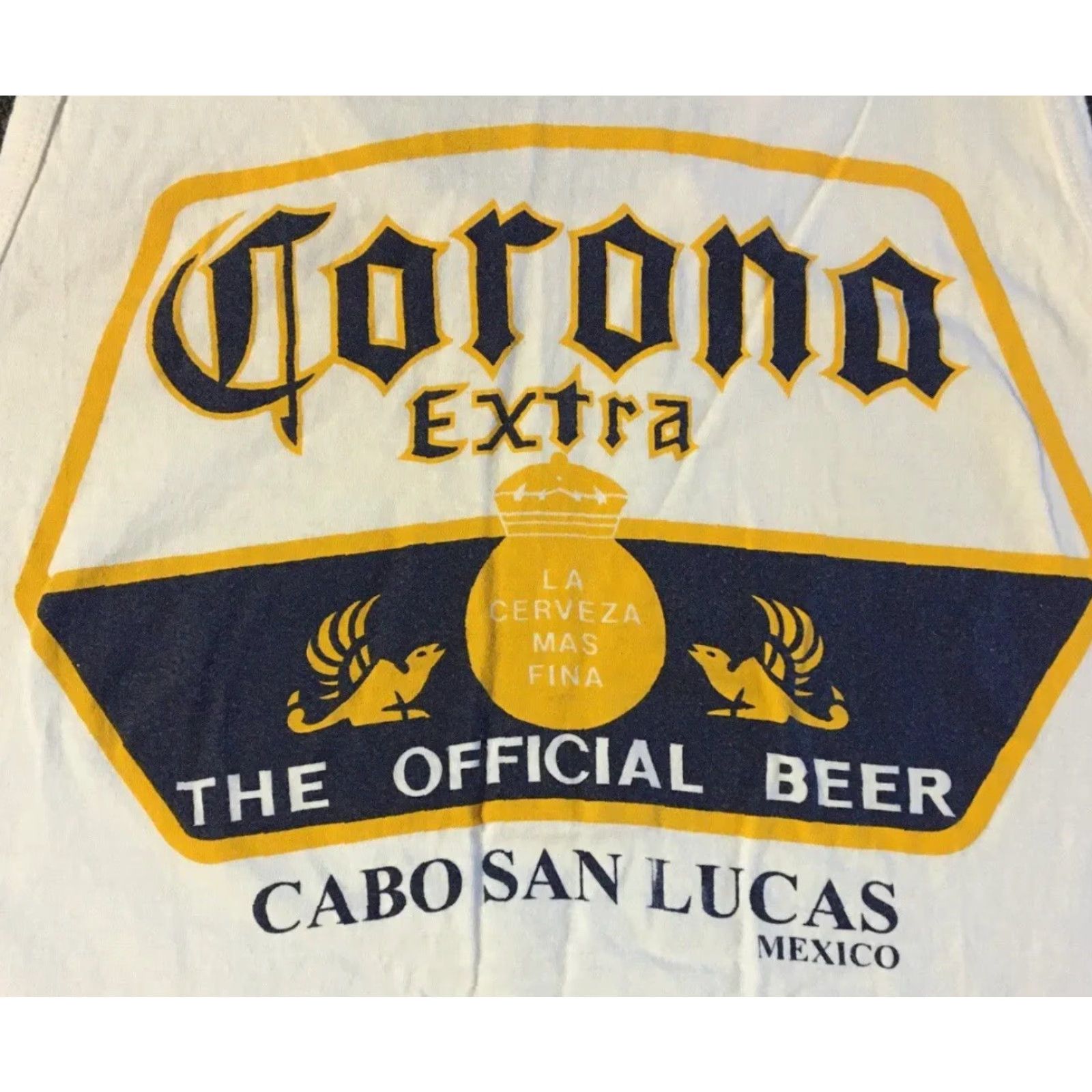 Vintage VINTAGE Corona Beer Tank Top Shirt Men L White 90s Grunge Surf Beach Cabo Mexico Graphic Tee Size US L / EU 52-54 / 3 - 3 Thumbnail