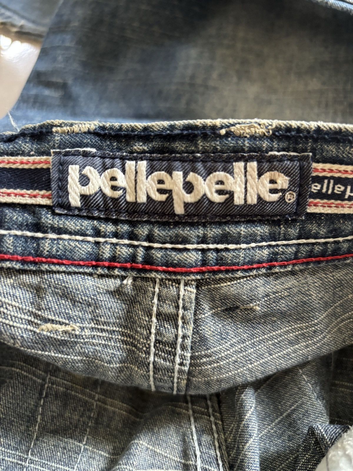 Pelle Pelle Pelle Pelle Mud Wash Baggy Patchwork Denim Jeans Size US 32 / EU 48 - 24 Thumbnail