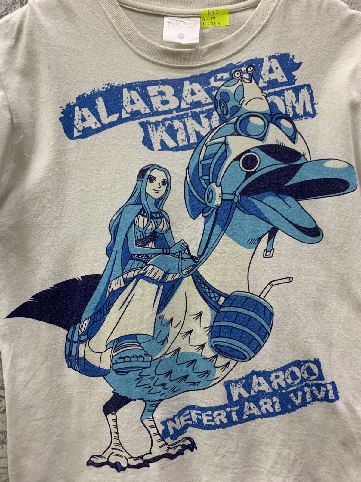 Anime × Cartoon Network × Japanese Brand Vintage One Piece Karoo Nefertari & Vivi Alabasta Kingdom Size US M / EU 48-50 / 2 - 3 Thumbnail