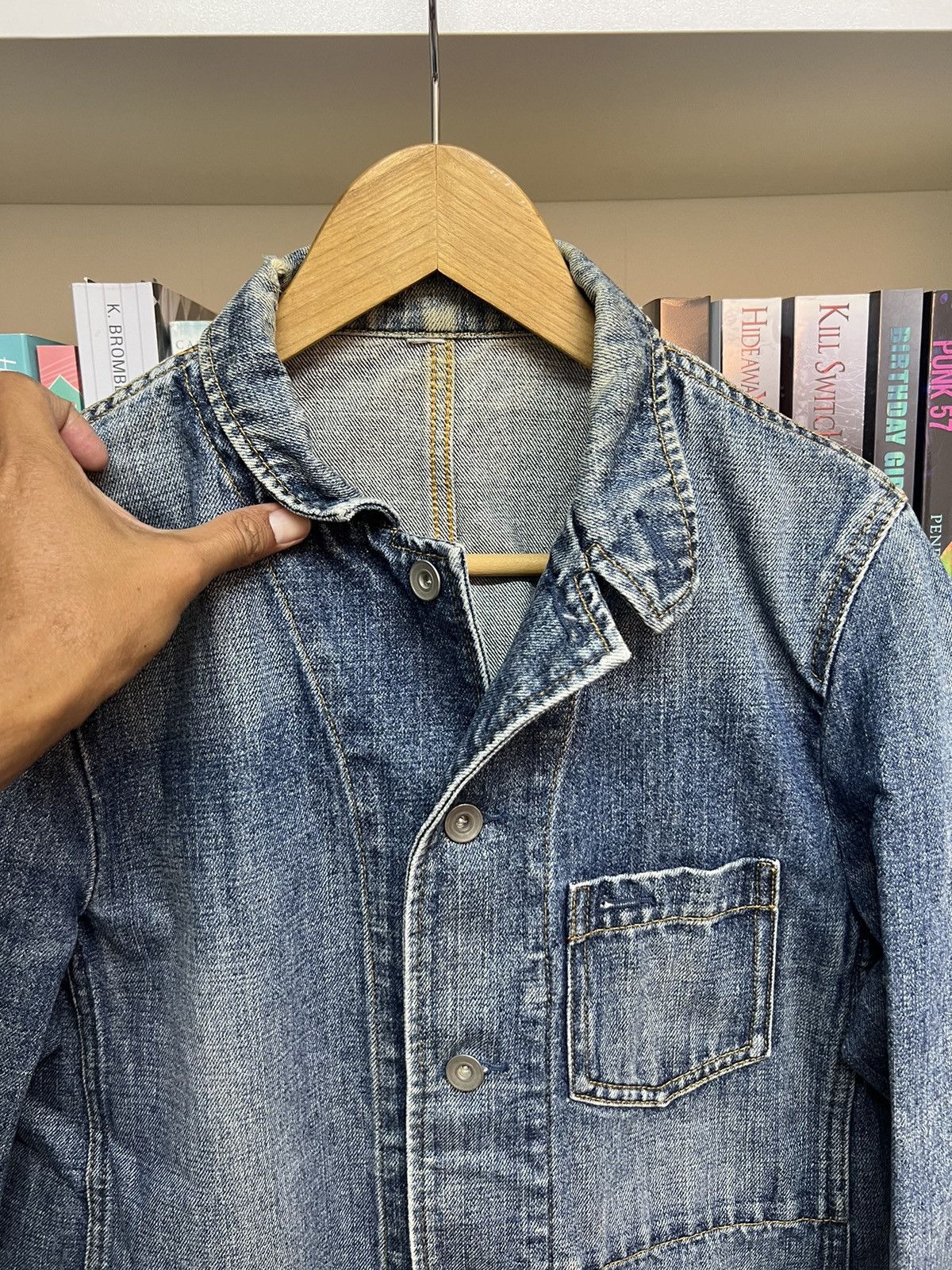 Uniqlo Y2K Uniqlo Denim Jacket Size US M / EU 48-50 / 2 - 6 Thumbnail