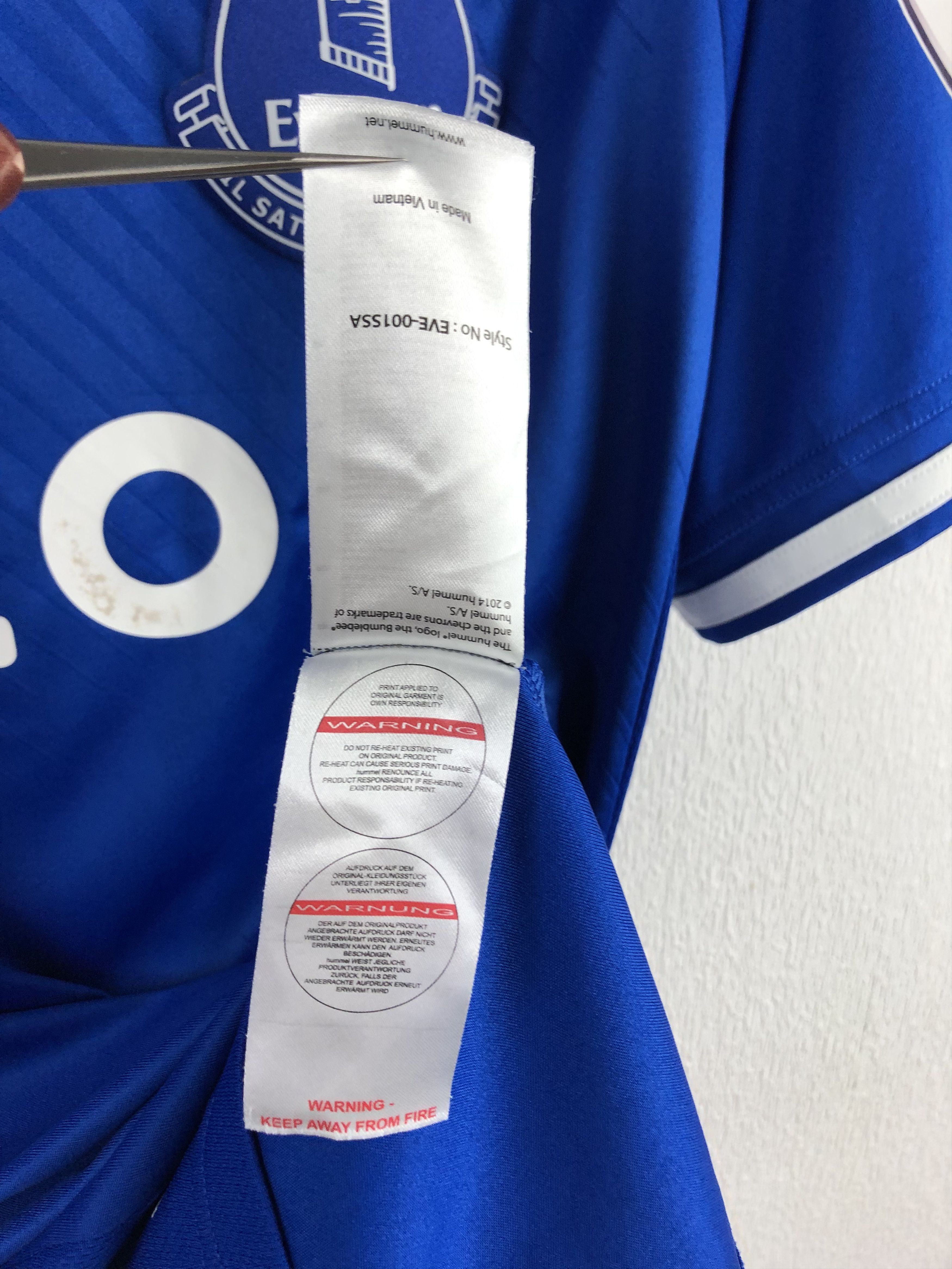 Other Everton football shirt Soccer Player Issue Jersey 7 Tee Hype Size US M / EU 48-50 / 2 - 12 Thumbnail