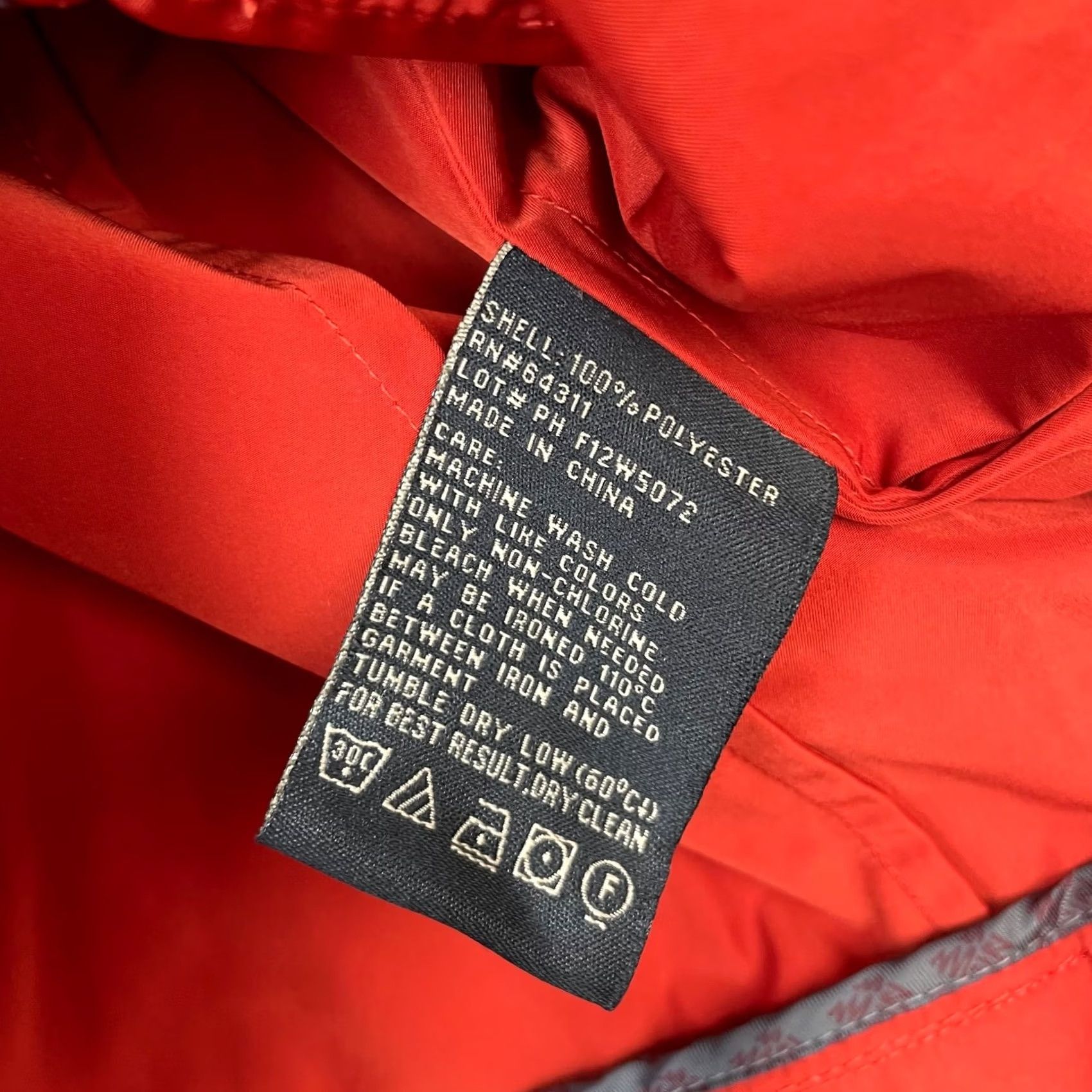 Vintage Rainforest Jacket Womens Small Red Packable Travel Coat Wrinkle Free Waterproof Size S / US 4 / IT 40 - 4 Thumbnail