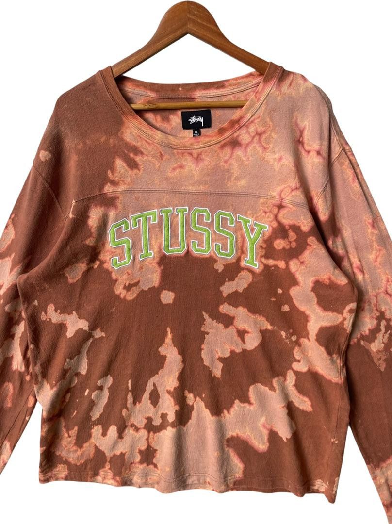 Stussy Acid Wash Stussy Japan Embroided Logo Longsleeve Tshirt Size US XL / EU 56 / 4 - 4 Thumbnail