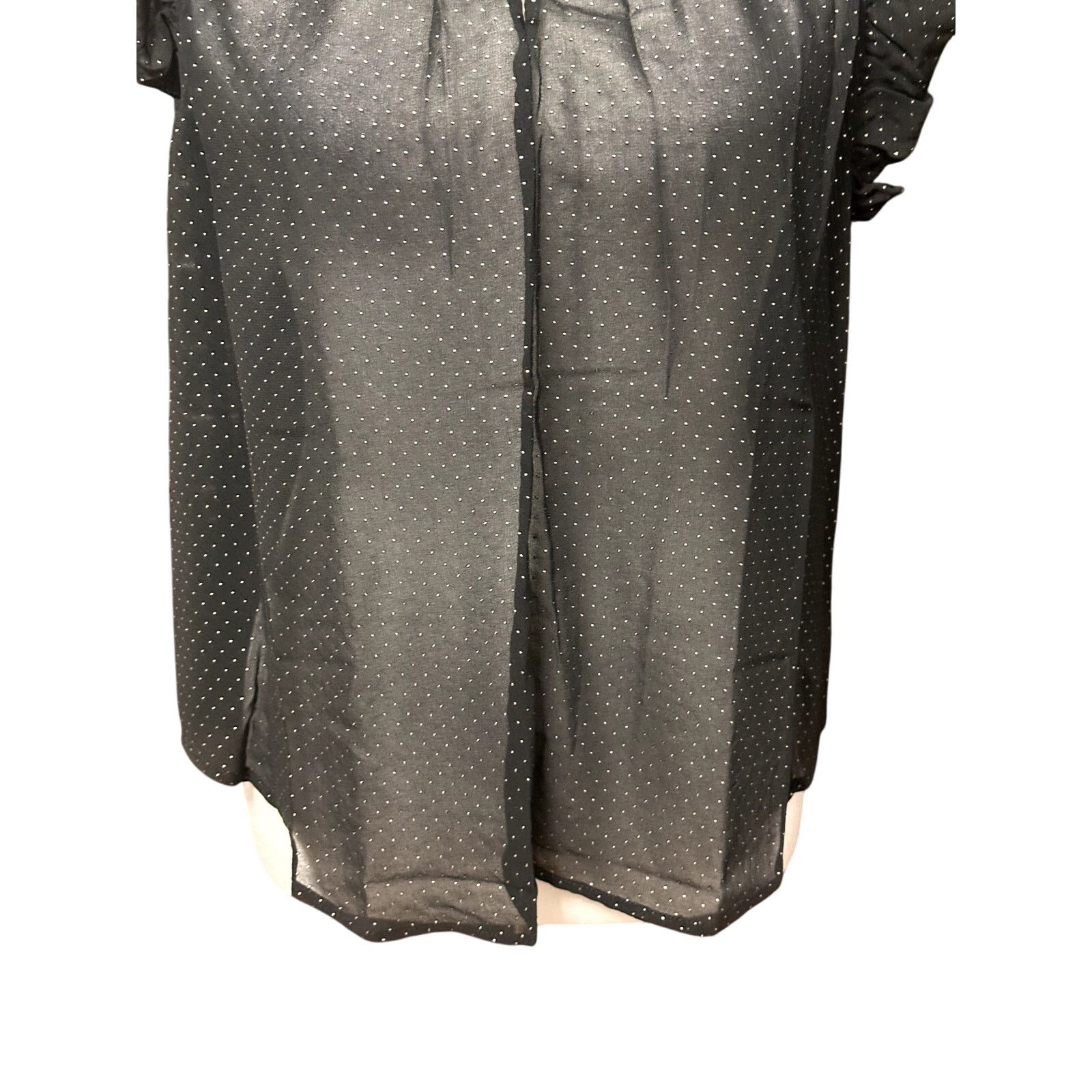 Michael Kors Michael Kors Top Sheer Chiffon Sleeveless Black/Gold NWT Size M / US 6-8 / IT 42-44 - 4 Thumbnail