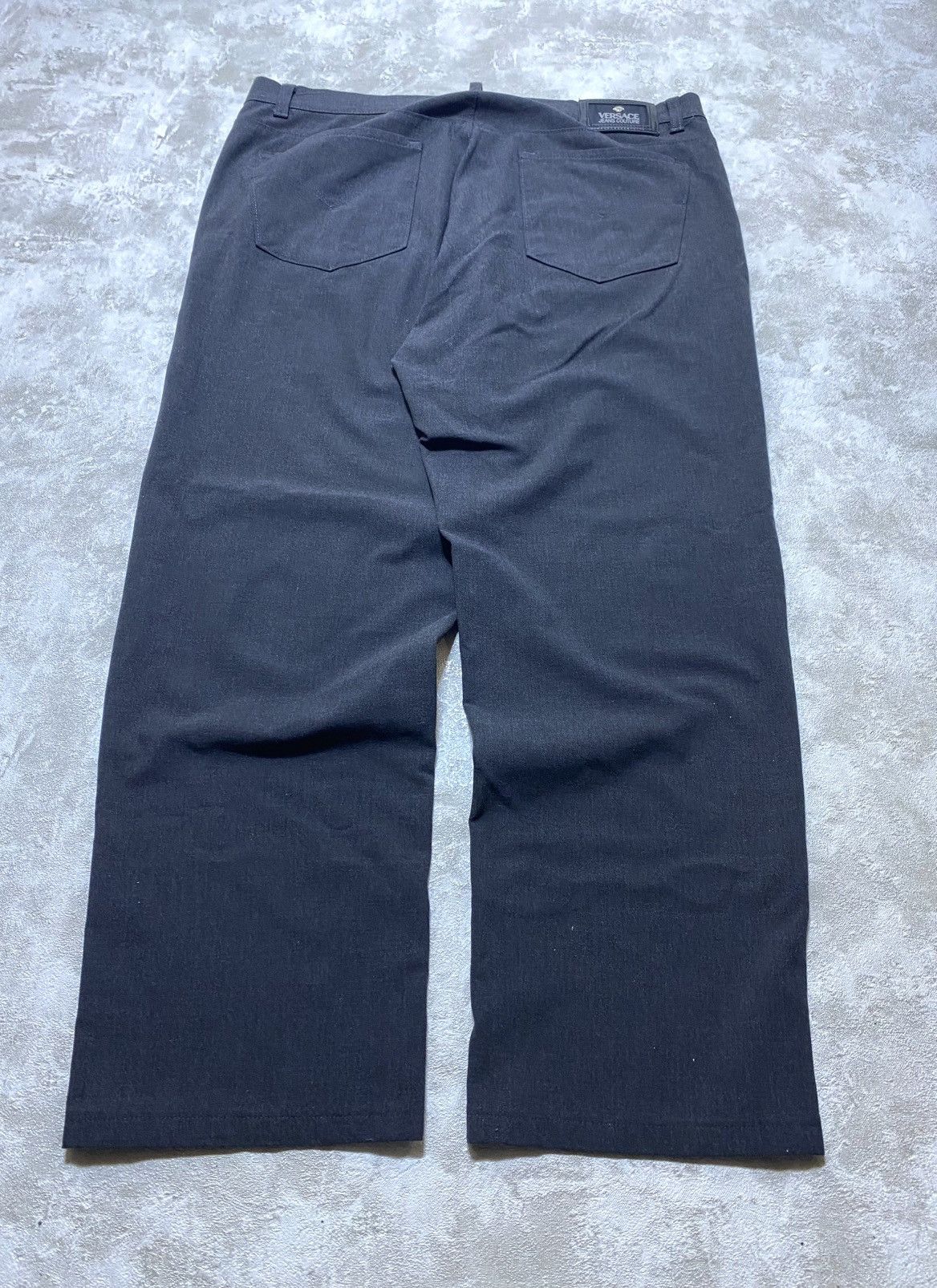 Versace Versace Jeans Couture Black Wide Leg Baggy Pants Denim Size US 34 / EU 50 - 2 Thumbnail