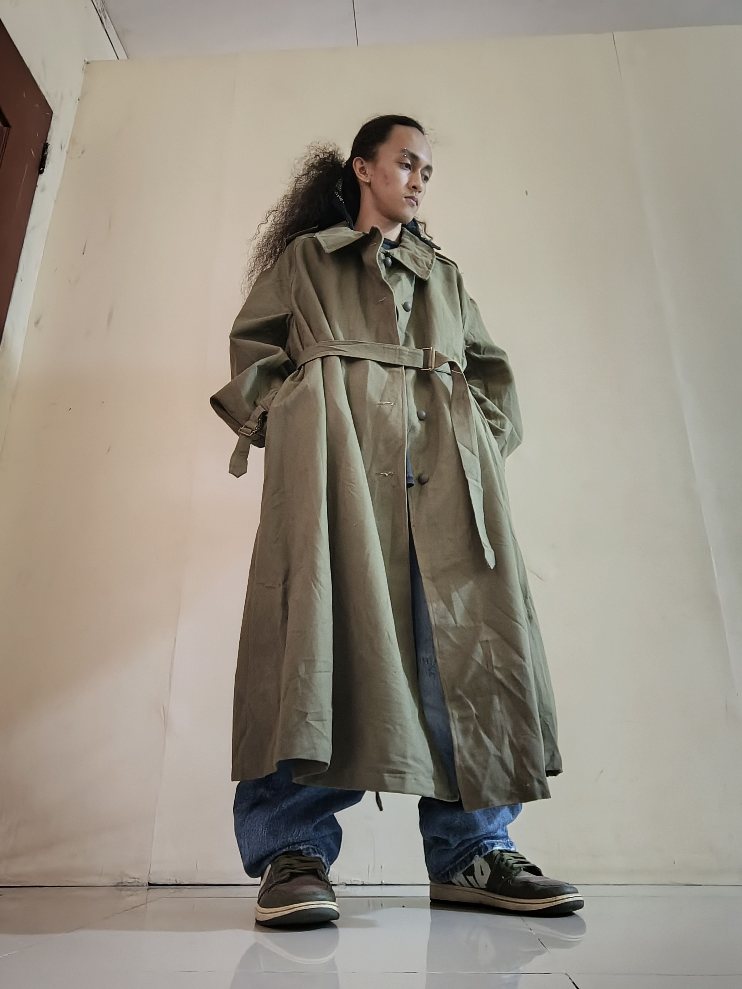 Vintage WWII M35 Paulhan & Fils Montpellier French Army Coat Size US L / EU 52-54 / 3 - 11 Thumbnail