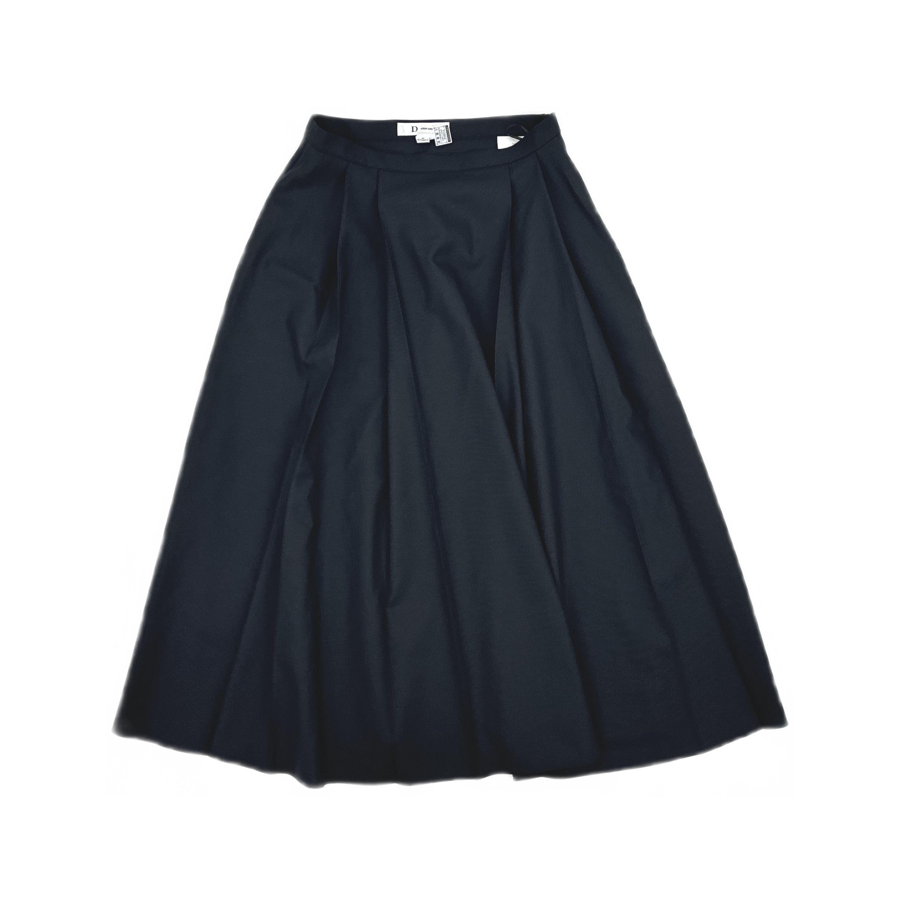 Dior Dior D Uniforme Wool Midi Skirt Size 36 Size 26" / US 2 / IT 38 - 1 Thumbnail
