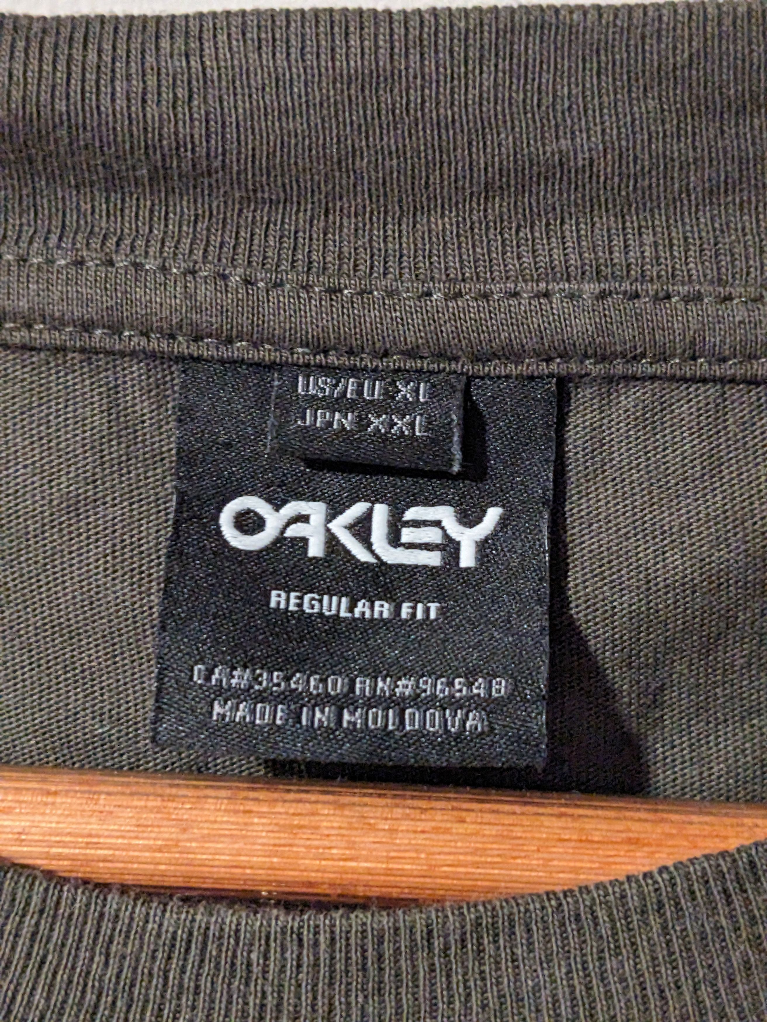 Oakley Oakley Spell Out Regular Fit Green X-Large T-Shirt Size US XL / EU 56 / 4 - 3 Thumbnail