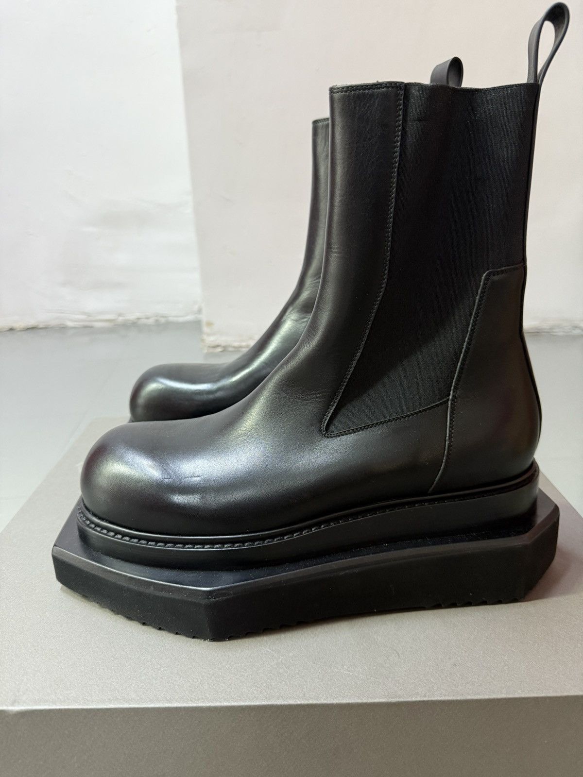 Rick Owens Rick Owens Beatle Turbo Cyclops Black Boots Size US 9 / EU 42 - 4 Thumbnail