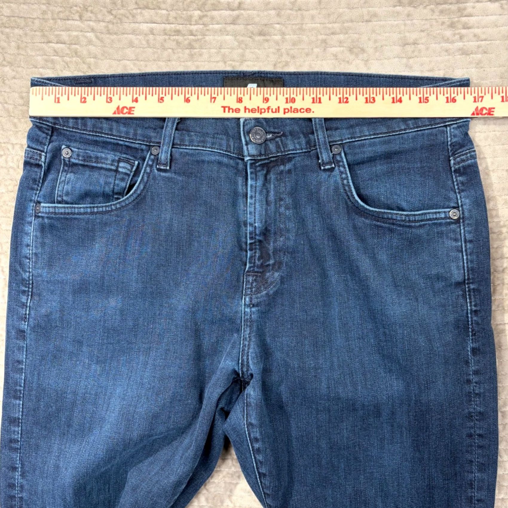7 For All Mankind VINTAGE? No. 7 For All Mankind Austyn Luxe Performance Relaxed Straight Leg Jeans 33x27 Men's Blue Denim Jeans Slim? Size US 33 - 4 Thumbnail