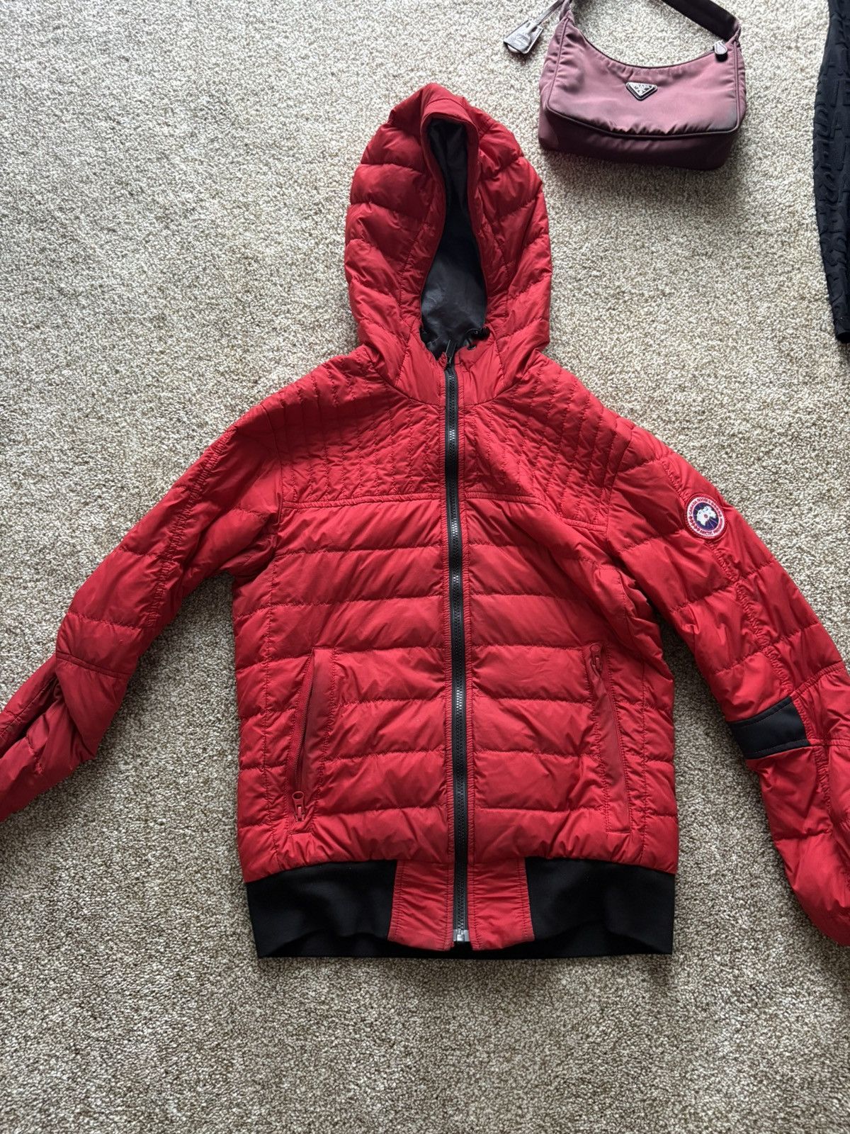 Canada Goose Red Canada Goose Hybridge with Hood Size US S / EU 44-46 / 1 - 1 Thumbnail