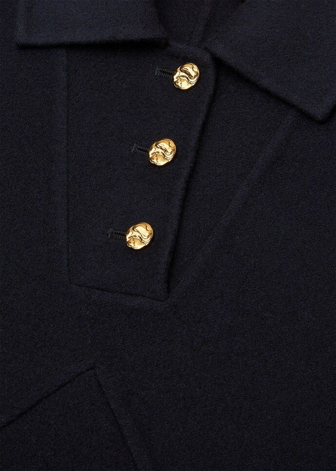 Loro Piana os11x0326 FAQ5846 Gareth Dress in Blue Navy Size S / US 4 / IT 40 - 3 Thumbnail