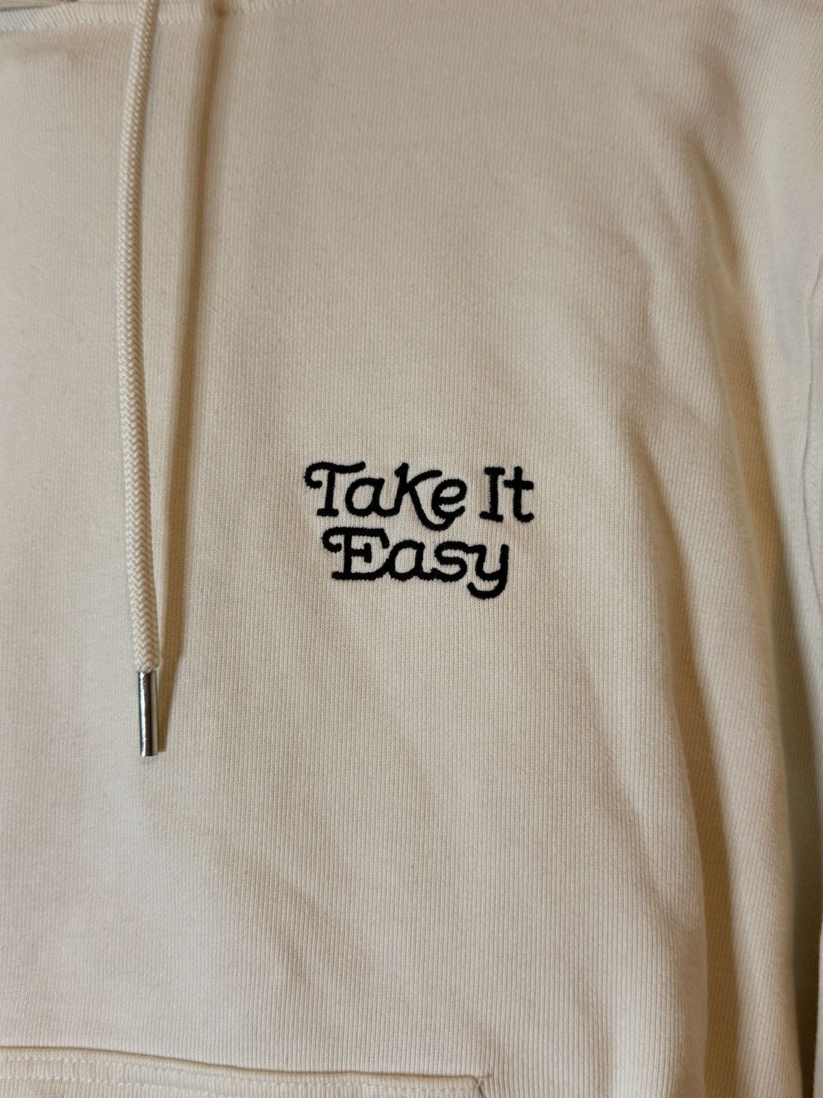 Sandro Sandro Paris “Take It Easy” Hoodie / Cream Size US M / EU 48-50 / 2 - 2 Thumbnail