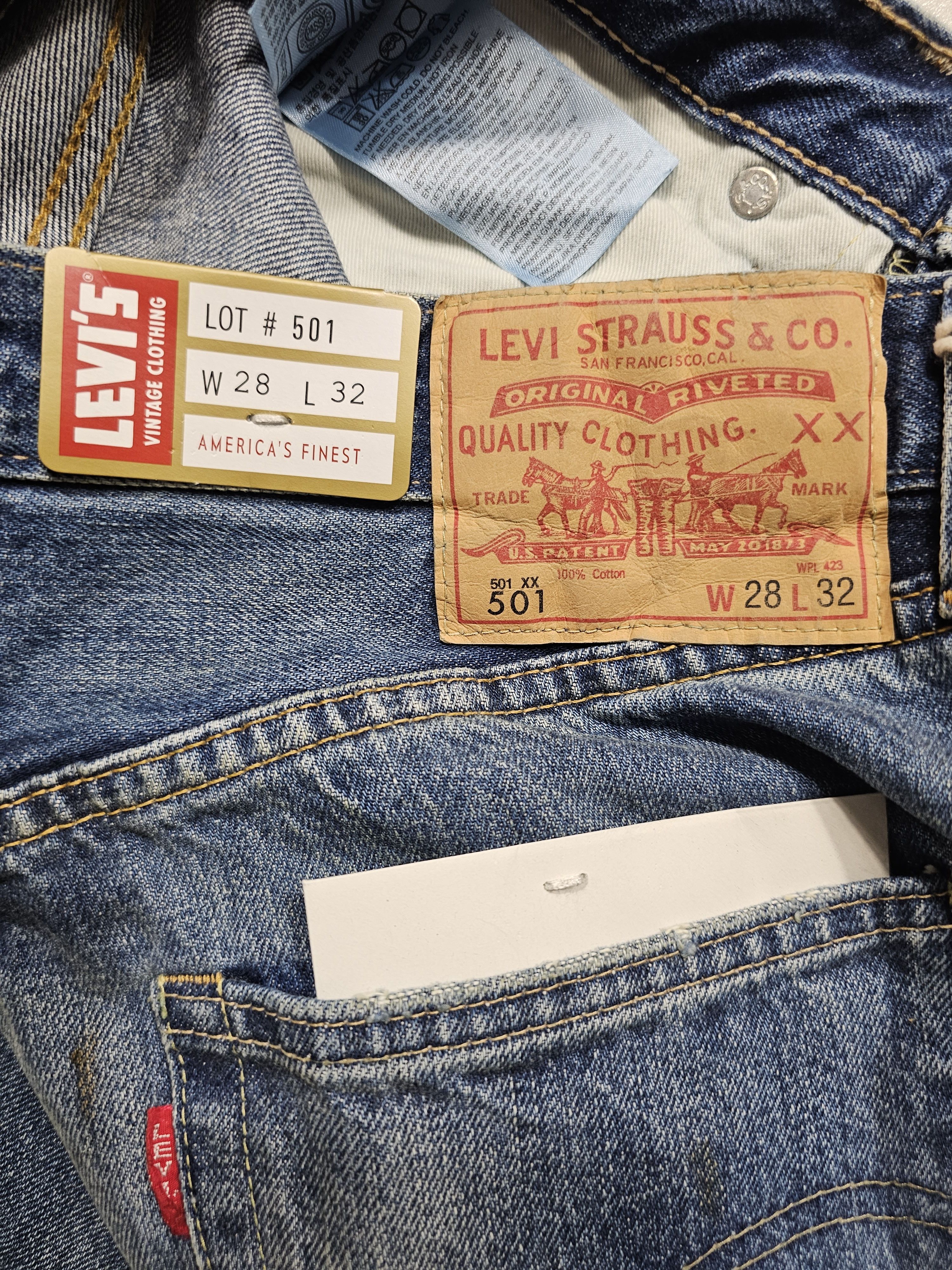 Levi's Vintage Clothing NWT LVC Levi's Vintage Clothing 1966 501 XX Big E Selvedge Size US 28 / EU 44 - 9 Thumbnail
