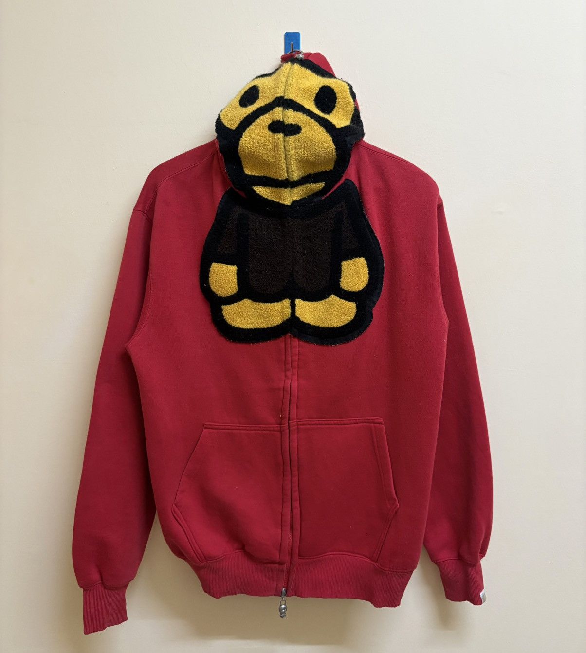 Nigo Vintage OG Bathing Ape Baby Milo Zipper Hoodie Streetwear Size US L / EU 52-54 / 3 - 1 Thumbnail