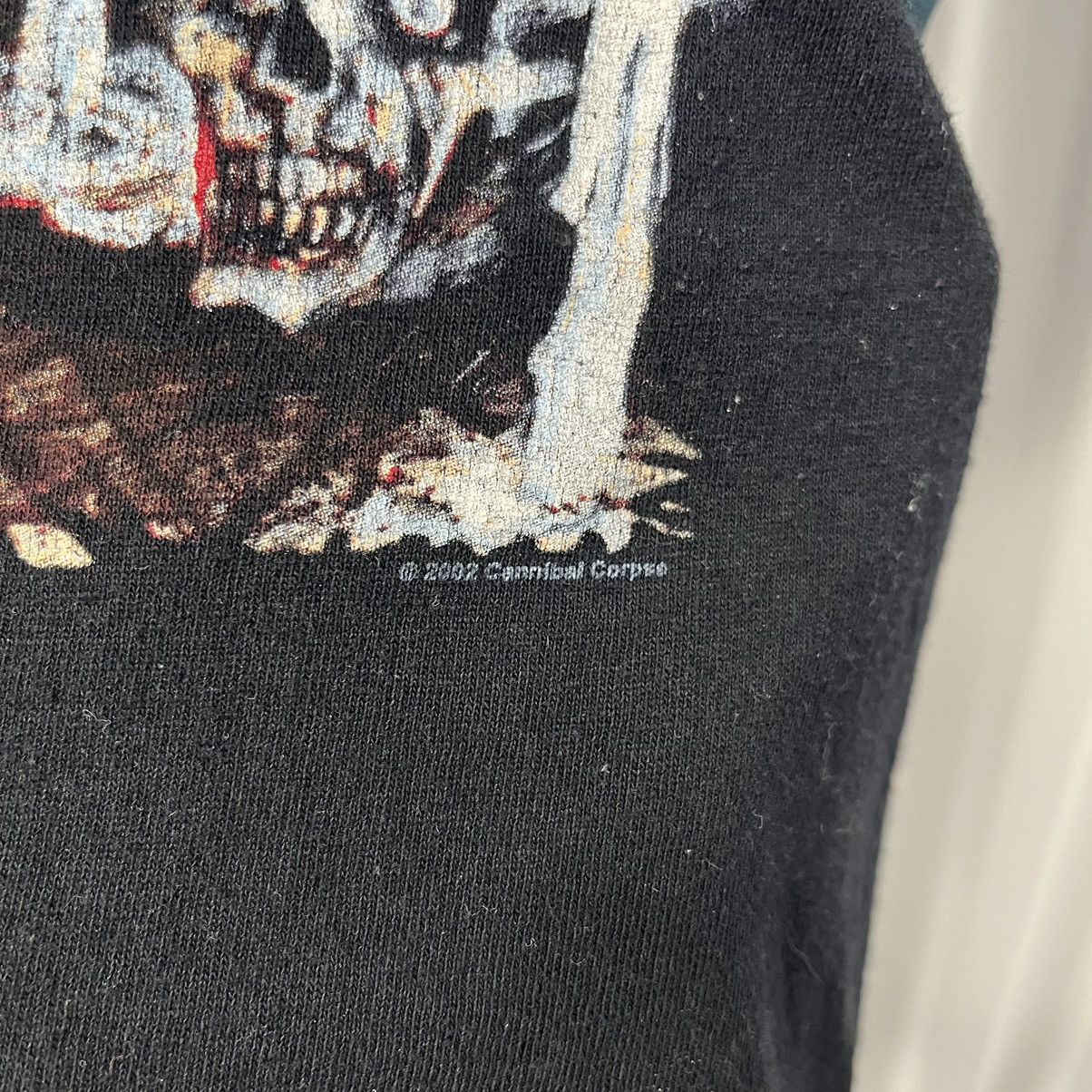 Band Tees × Vintage Vintage Y2K Cannibal Corpse 2002 Band Tee Metal Hardcore Size US S / EU 44-46 / 1 - 10 Thumbnail