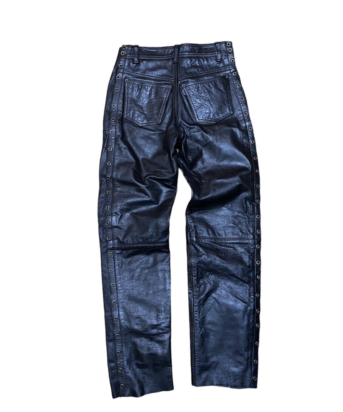 Genuine Leather × Vintage Vintage Motorcycle Leather Biker Pants Size US 30 / EU 46 - 6 Thumbnail