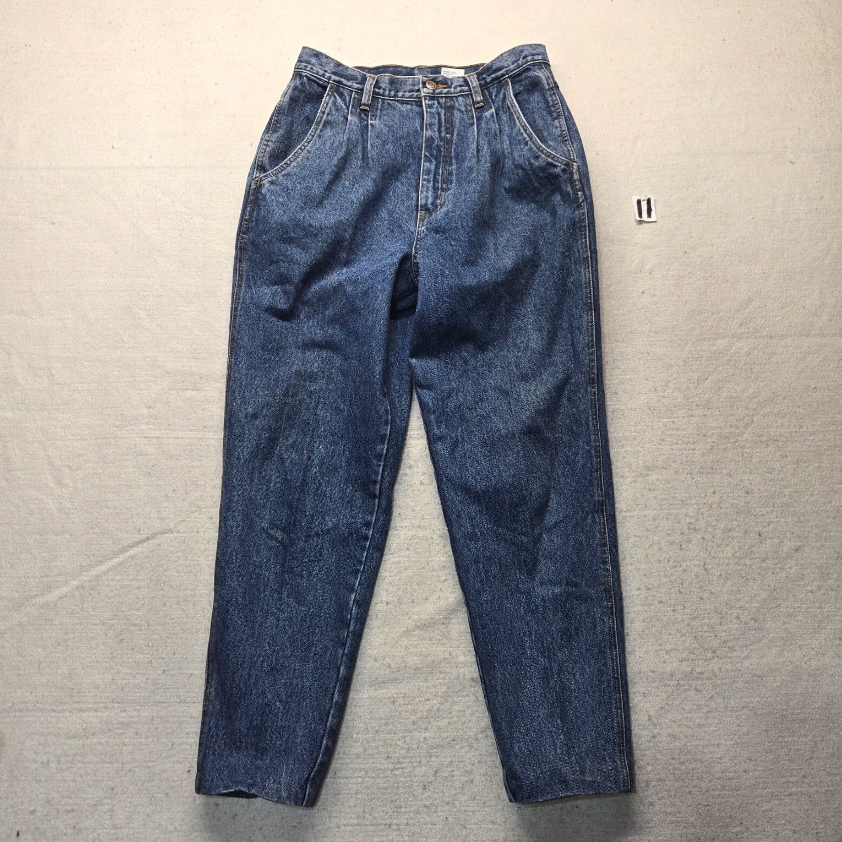 Bill Blass VINTAGE Bill Blass Jeans Women's Size 12 Blue Denim 100% Cotton Relaxed Straight Easy Fit Pants 5-Pocket Denim Jeans Blue Men? Size 34" / US 12 / IT 48 - 2 Thumbnail