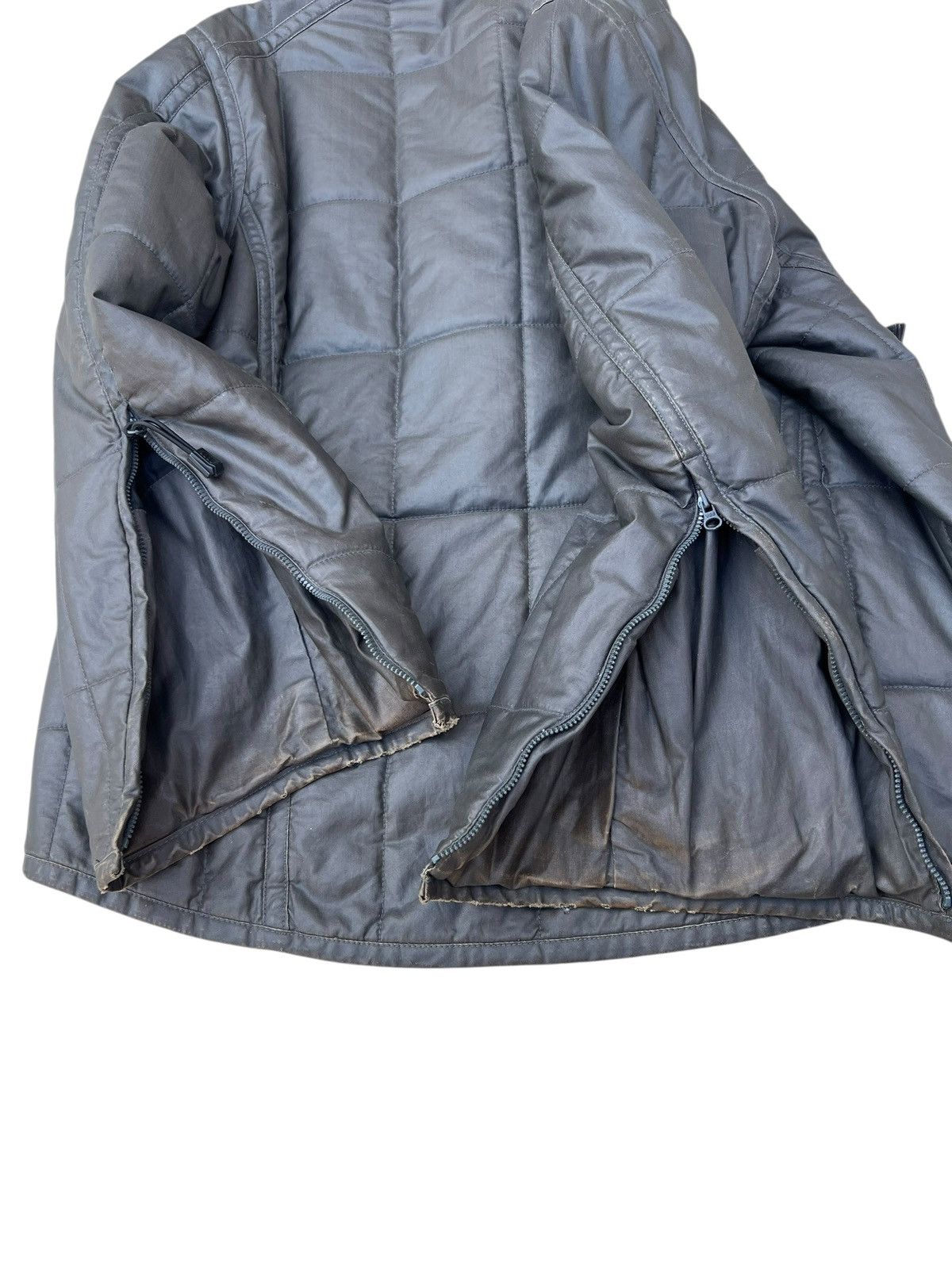 Levi's 2001 Levi’s Engineered Distress Fade Waxed Puffer Jacket Size US L / EU 52-54 / 3 - 24 Thumbnail