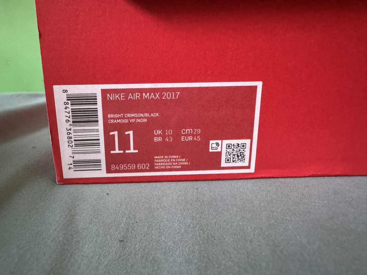 Nike Nike Air Max 2017 Size US 11 / EU 44 - 6 Thumbnail