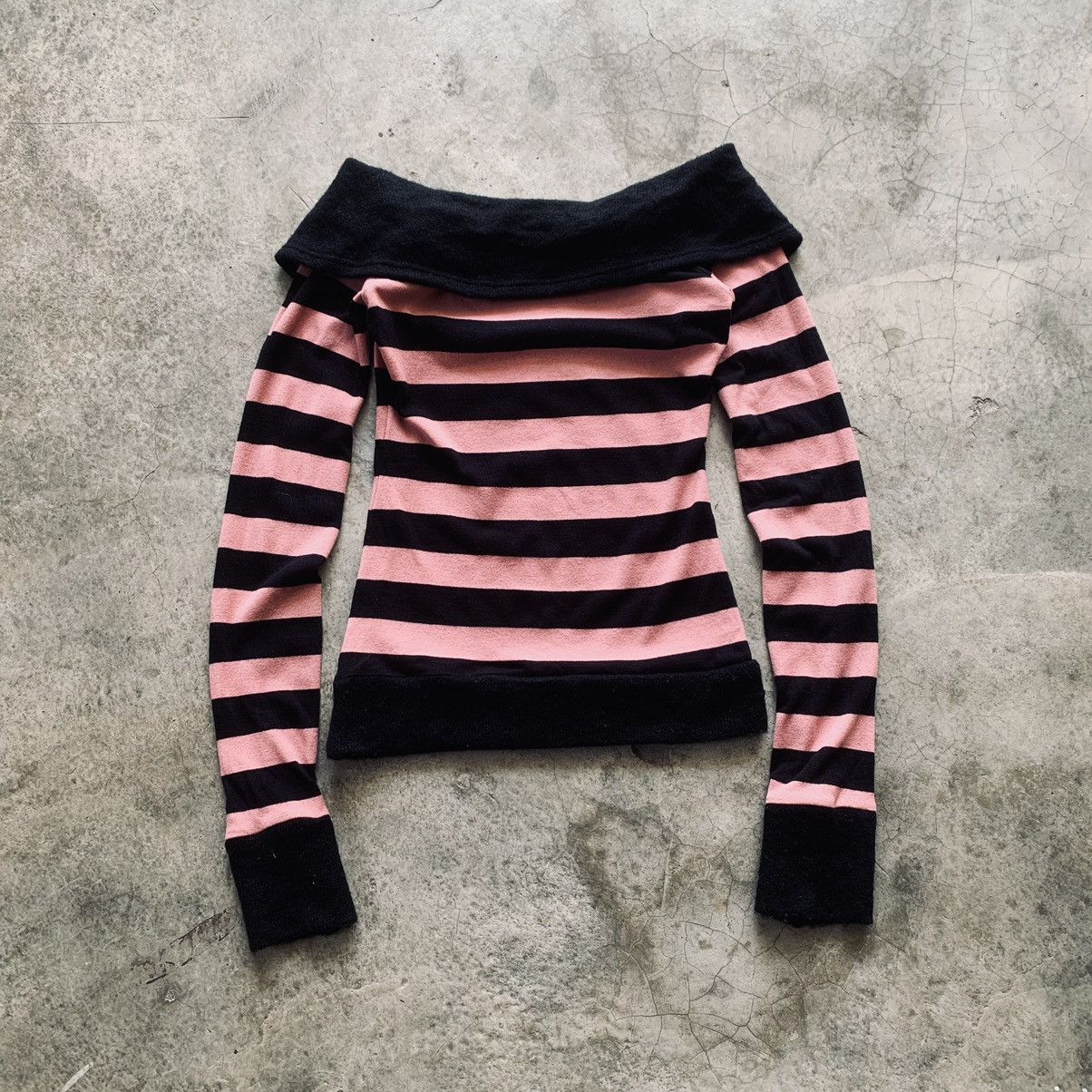 Japanese Brand 2000’s d.i.a gothic stripes jumper Size XS / US 0-2 / IT 36-38 - 6 Thumbnail