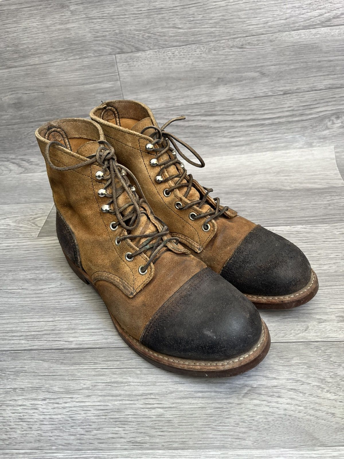 Red Wing Red wing iron ranger rough out biker boots sz 43 Size US 10 / EU 43 - 8 Thumbnail