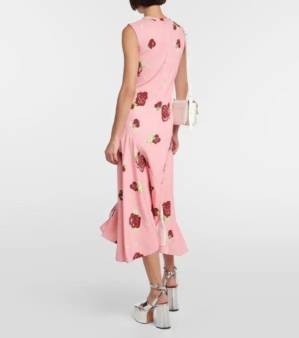 Marni o1w1db10125 Dress in Pink Size XXL / US 16-18 / IT 52-54 - 5 Thumbnail