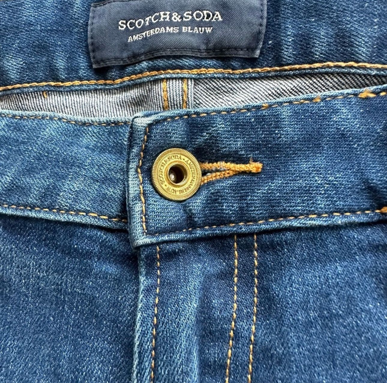 Scotch & Soda Scotch & Soda Slim Skinny Fit Men's Jeans Size US 31 - 5 Thumbnail