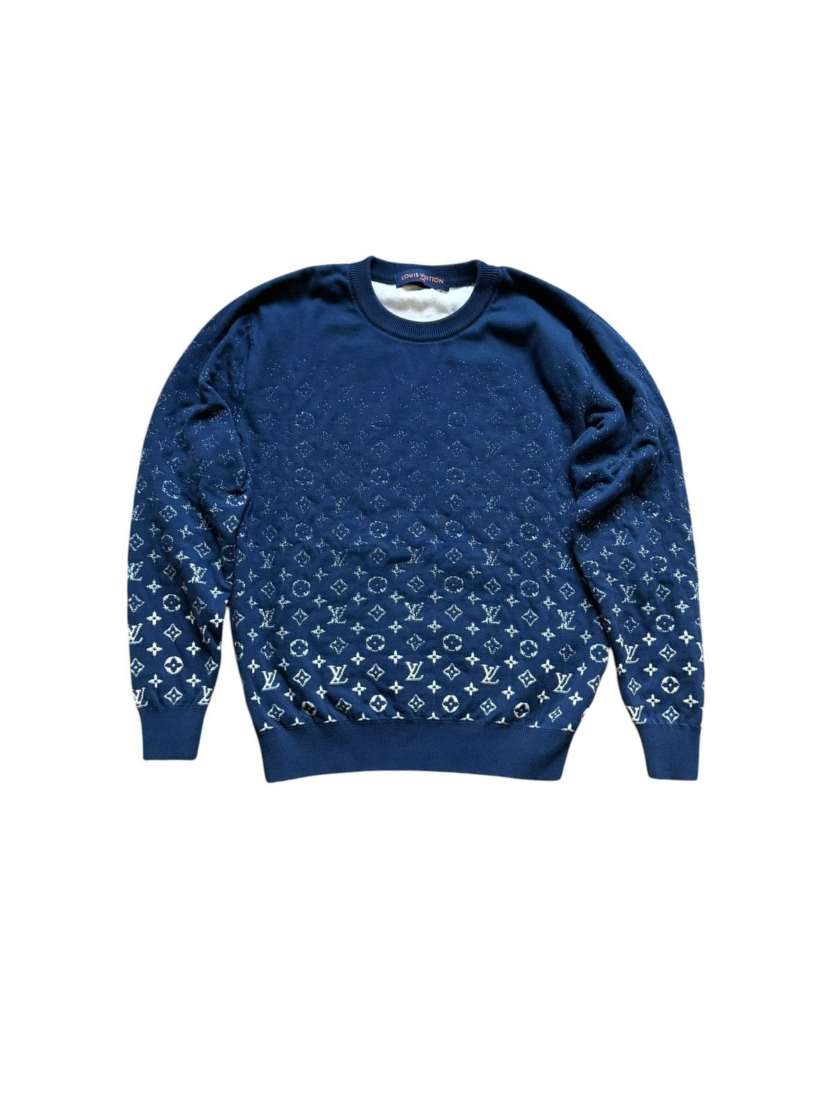Louis Vuitton MONOGRAM KNIT CREWNECK SWEATSHIRT Size US S / EU 44-46 / 1 - 1 Thumbnail