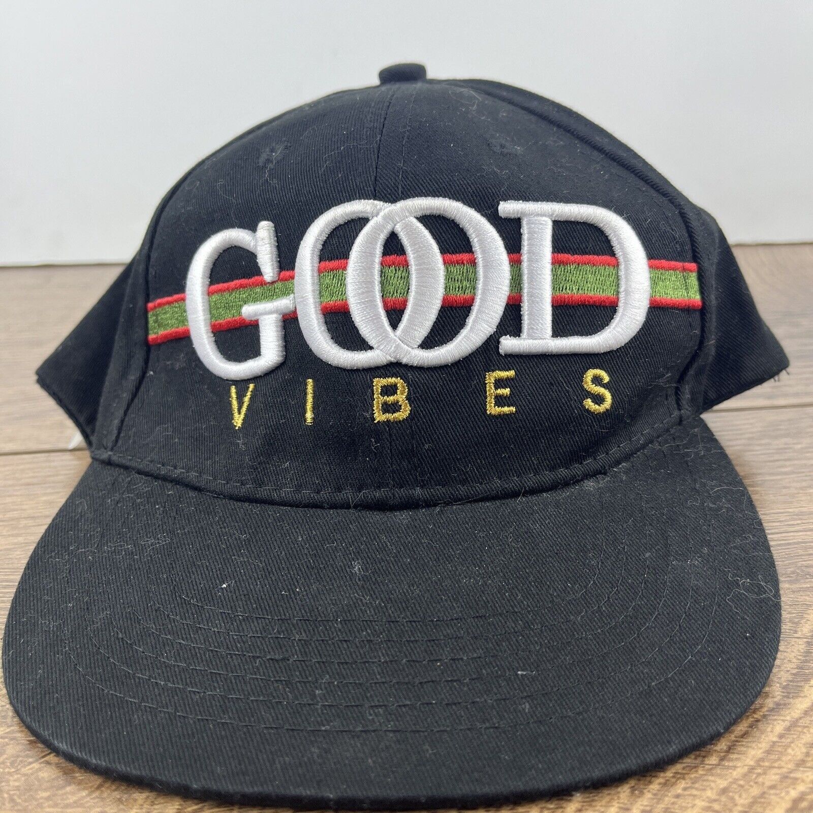 Other Good Vibes Hat Good Vibe Black Hat Adjustable Adult Size Hat Size ONE SIZE - 4 Thumbnail