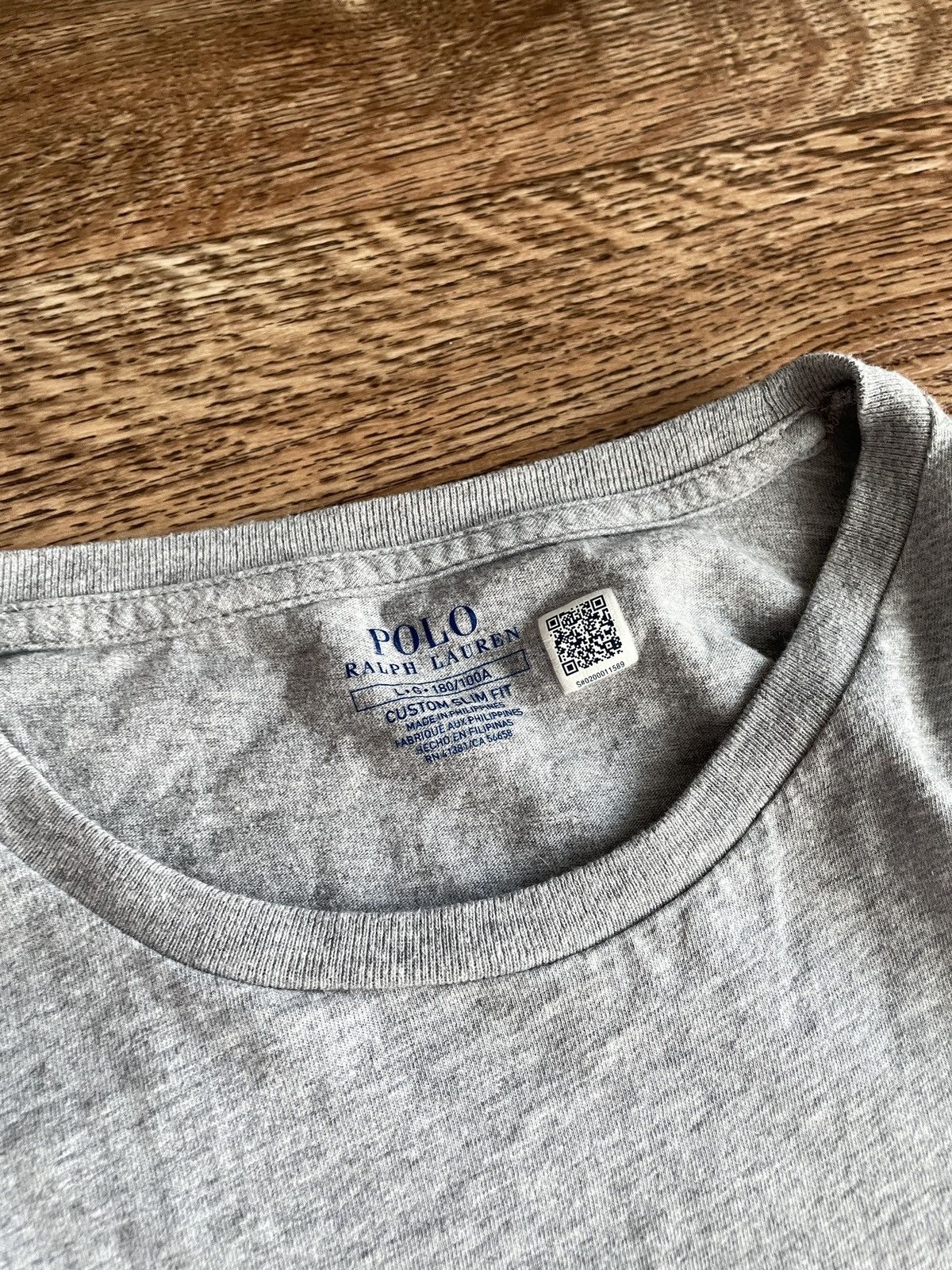 Polo Ralph Lauren × Vintage Vintage Polo Ralph Lauren T Shirt Tee Big Logo Baggy Y2K 90s Size US L / EU 52-54 / 3 - 4 Thumbnail