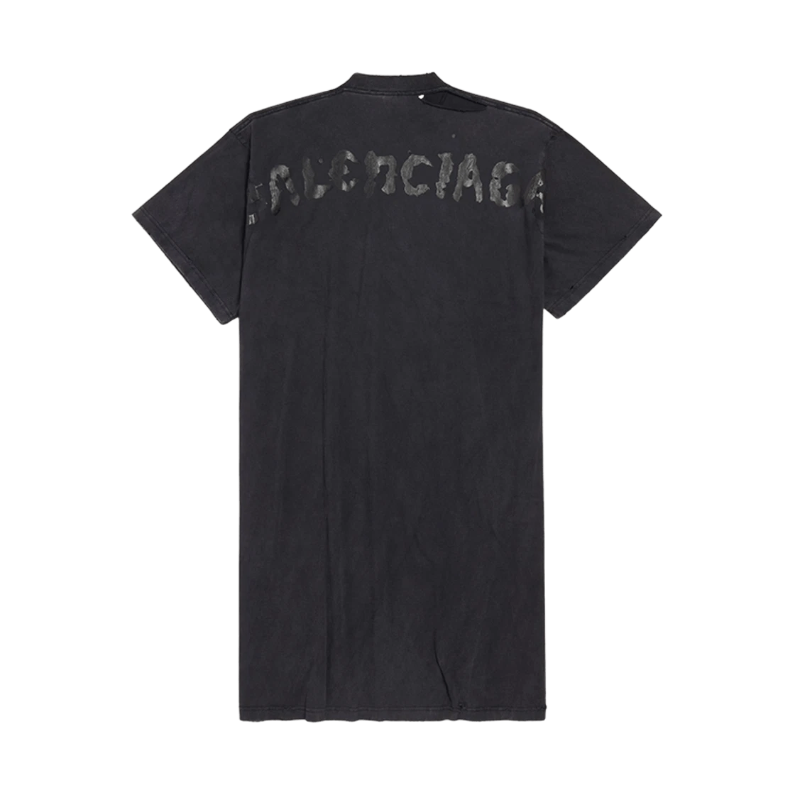 Balenciaga painted t-shirt dress faded black Size XL / US 12-14 / IT 48-50 - 1 Thumbnail