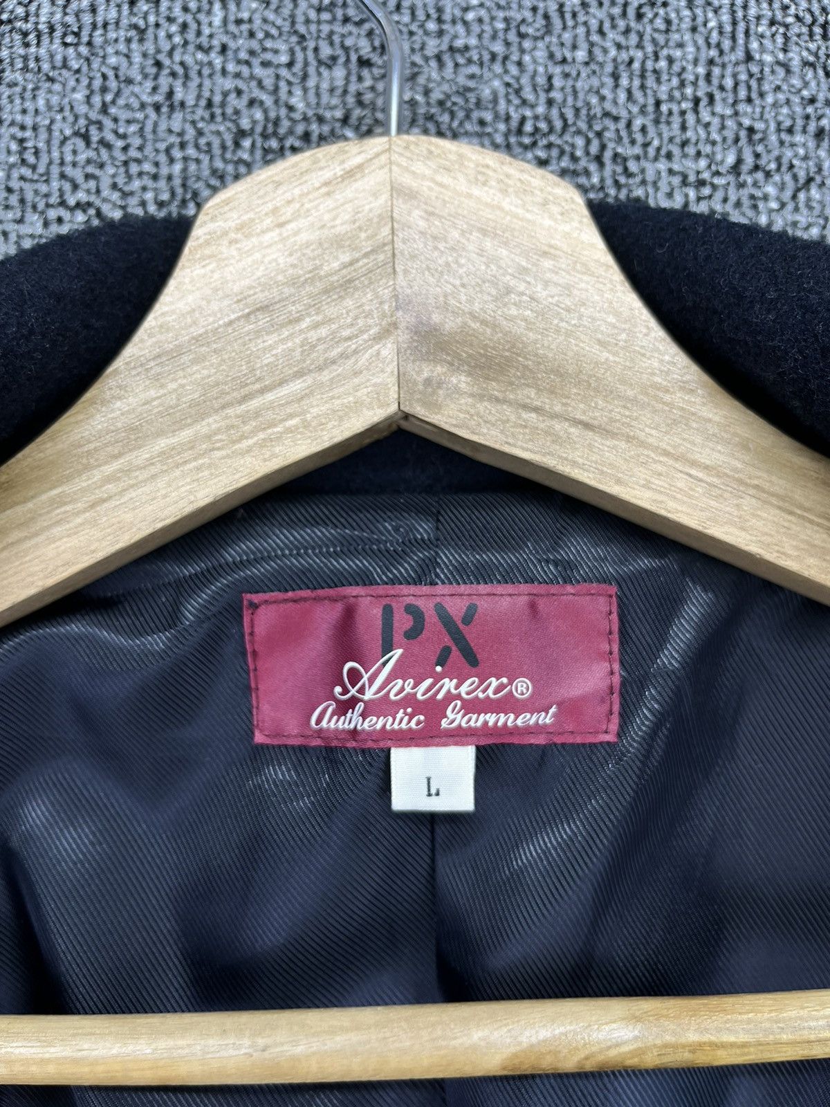 Avirex Vintage Avirex Black Wool Jacket Size L / US 10 / IT 46 - 7 Thumbnail