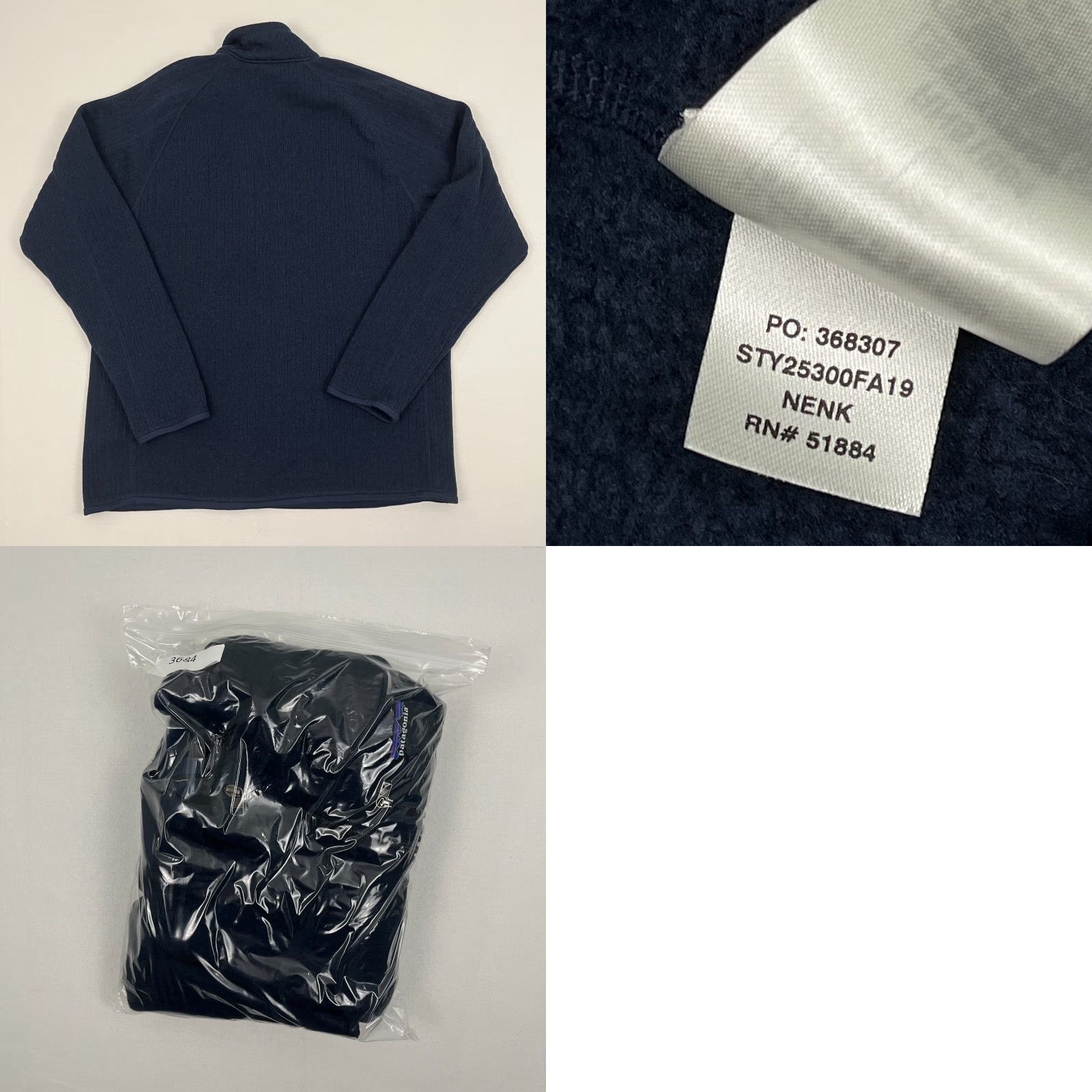 Patagonia Patagonia Better Sweater Mens L Blue Striped 1/2 Zip Pullover Golf Preppy Office/Fall/Winter/Spring Size US L / EU 52-54 / 3 - 8 Thumbnail