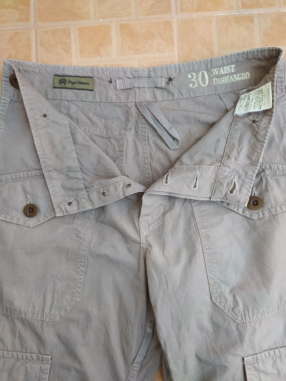 Nigel Cabourn NIGEL CABOURN GRAY CARGO PANTS TROUSERS SIZE 30 Size US 30 / EU 46 - 4 Thumbnail