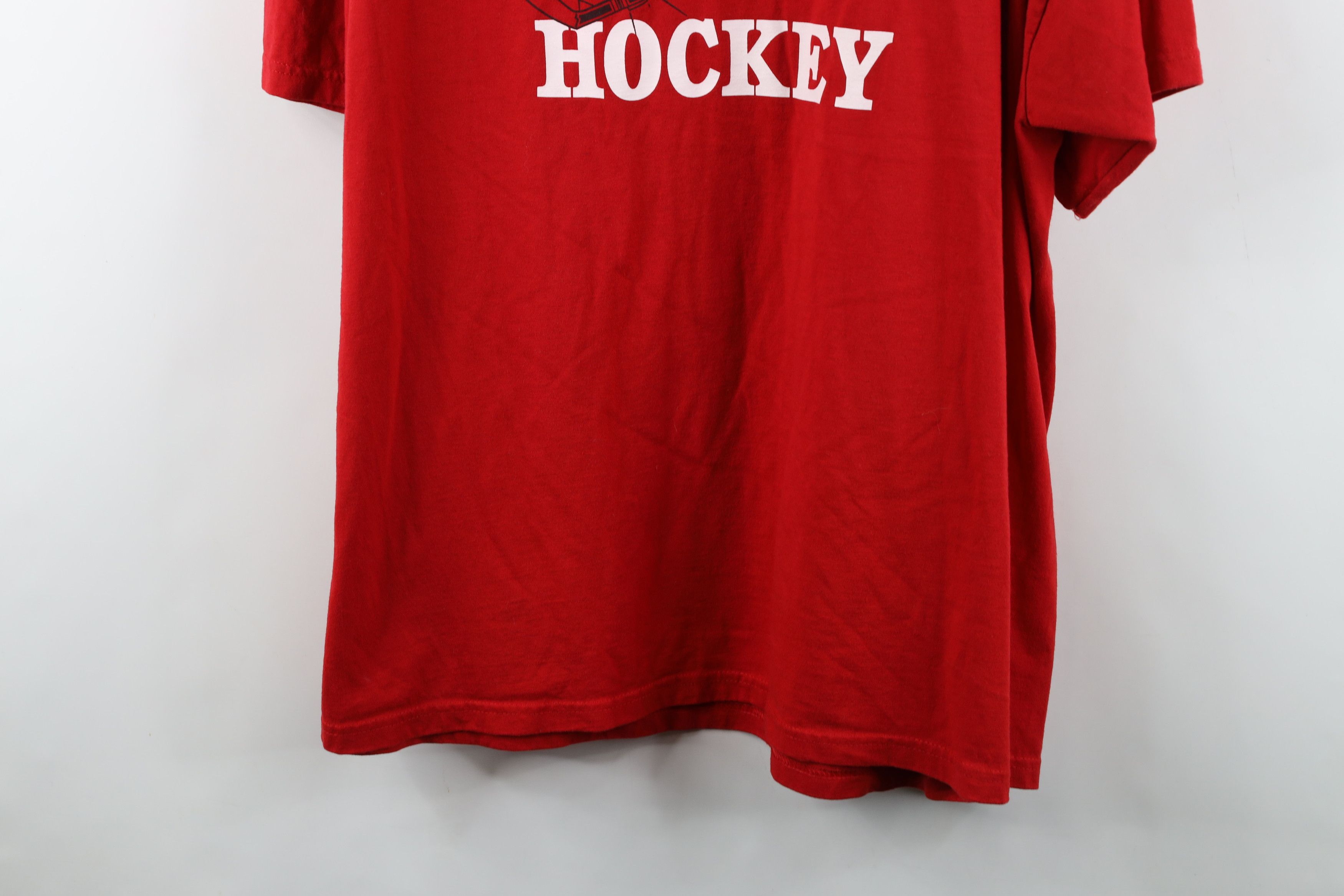 Vintage Vintage 90s Y2K Streetwear Spell Out Cherokee Hockey T-Shirt Size US XXL / EU 58 / 5 - 14 Thumbnail