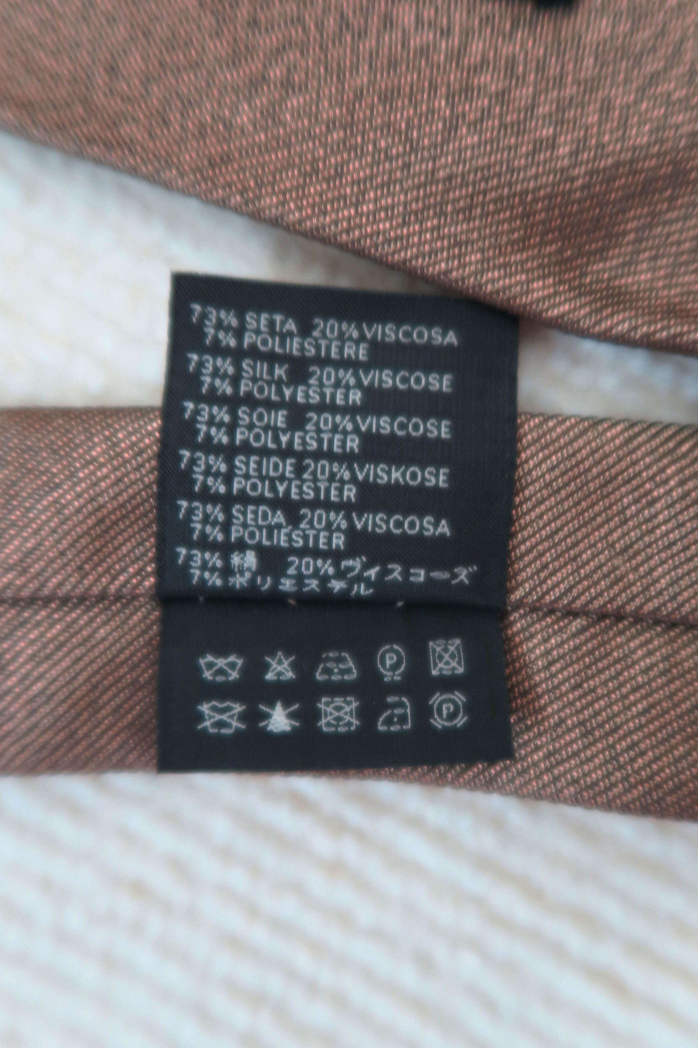 Prada Prada Rare Bronze Shimmer Silk Tie Size ONE SIZE - 8 Thumbnail
