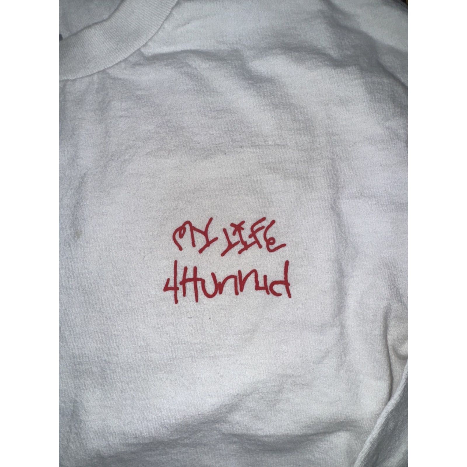 Vintage VINTAGE? 4Hunnid Long Sleeve Graphic Tee White M Good Sex No Stress Mens Shirt Size US M / EU 48-50 / 2 - 5 Thumbnail