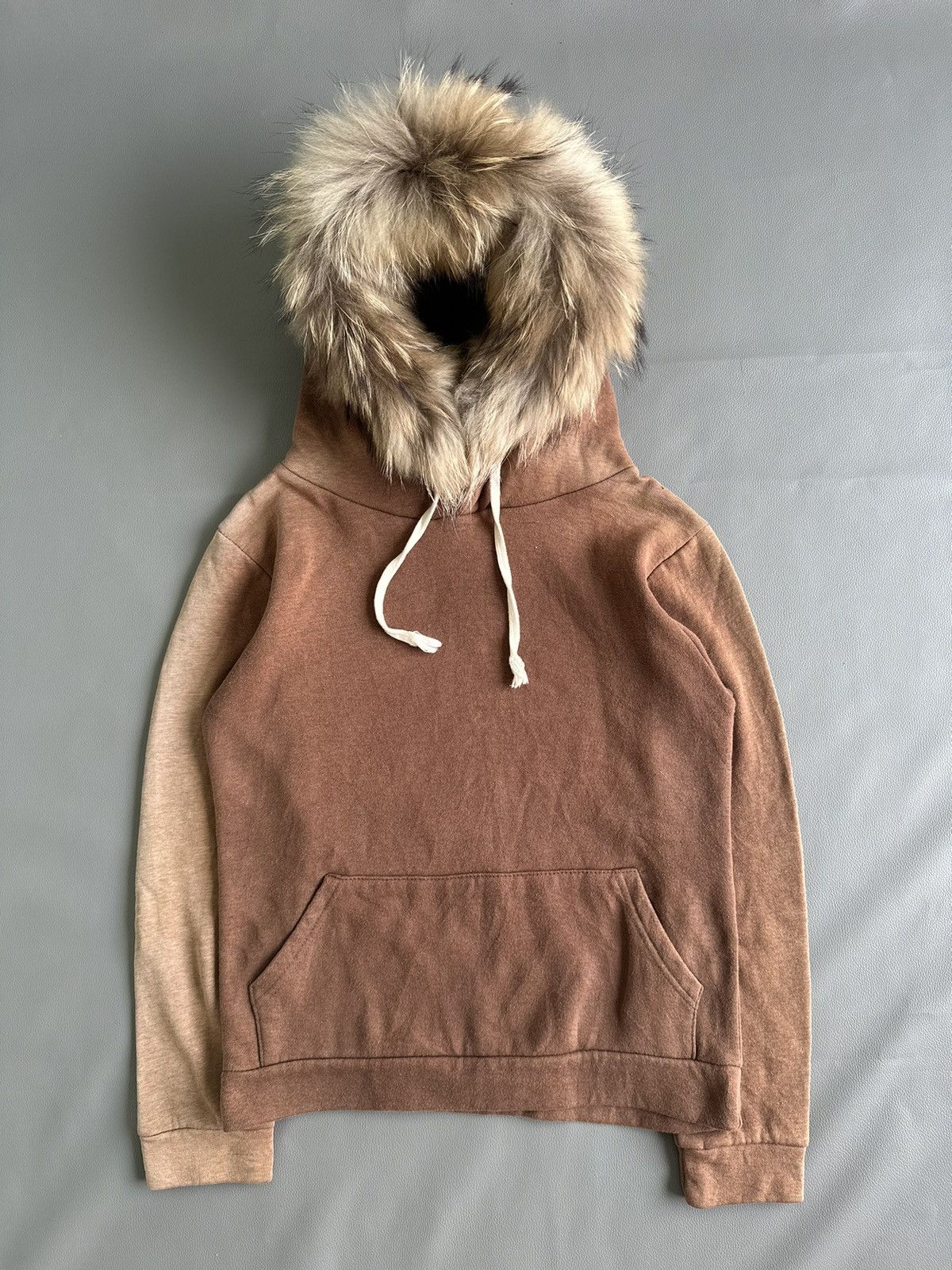 20471120 SUNFADED FAUX FUR HOODIE IFSIXWASNINE LGB STYLE Size US S / EU 44-46 / 1 - 1 Thumbnail