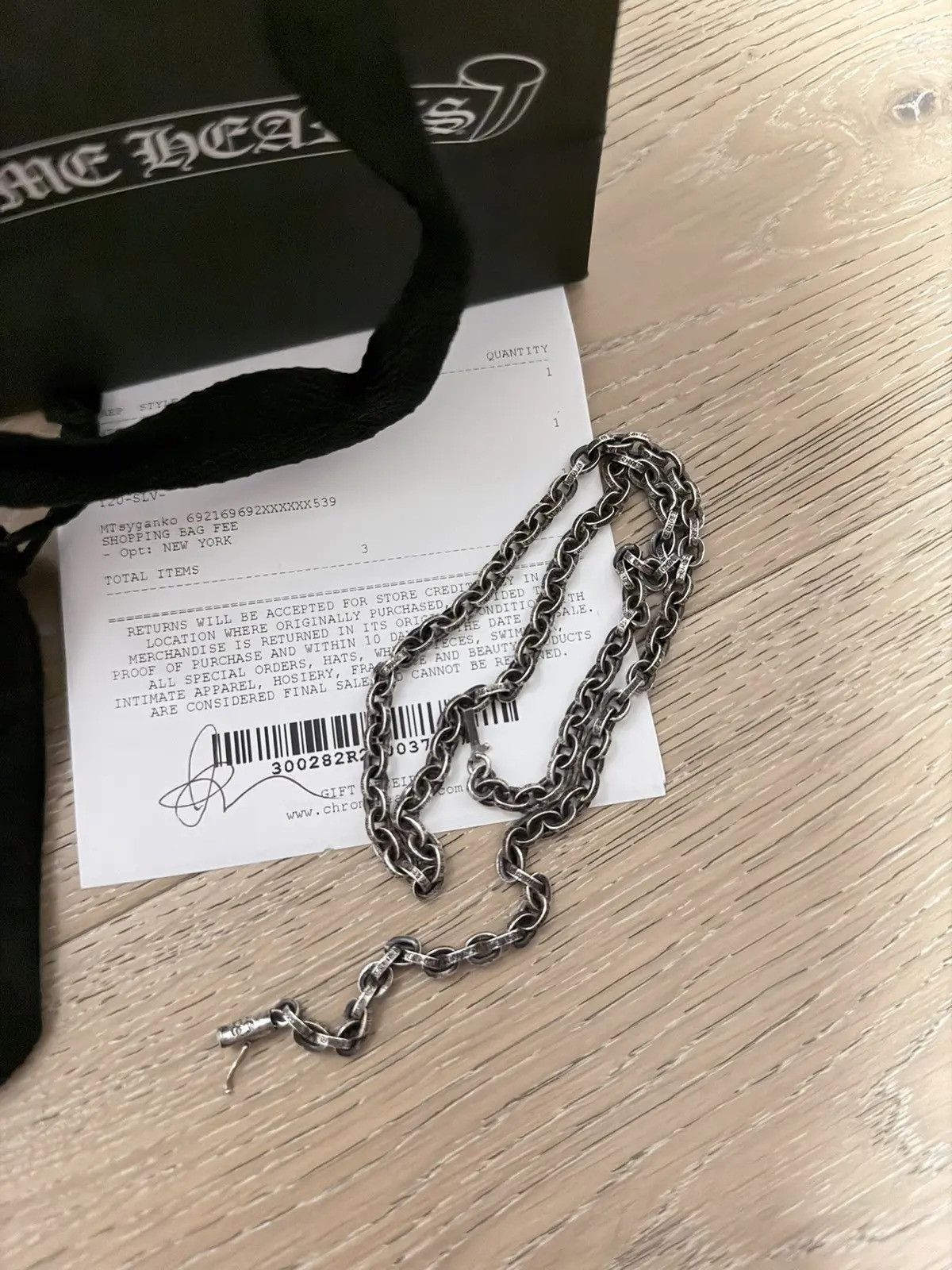Chrome Hearts Chrome Hearts Paper Chain Size ONE SIZE - 1 Thumbnail