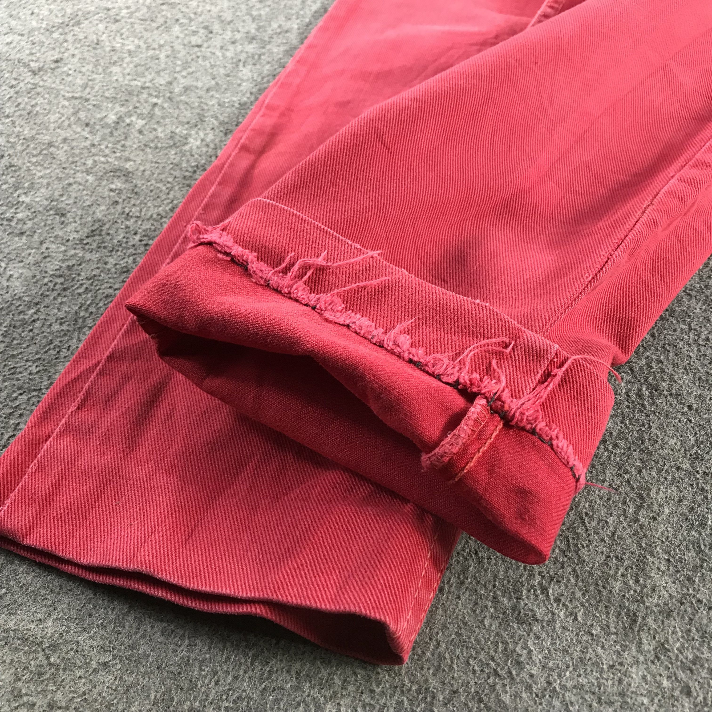 Vintage Vintage Big John Jeans Red Denim KJ3408 Size US 27 - 6 Thumbnail