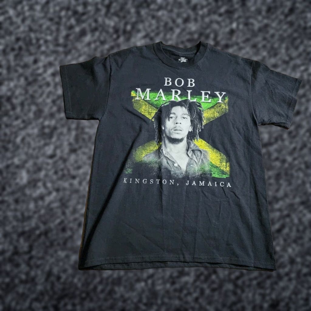 Vintage Mens L Zion Rootswear Bob Marley Kingston Jamaica T Shirt Size US L / EU 52-54 / 3 - 1 Thumbnail