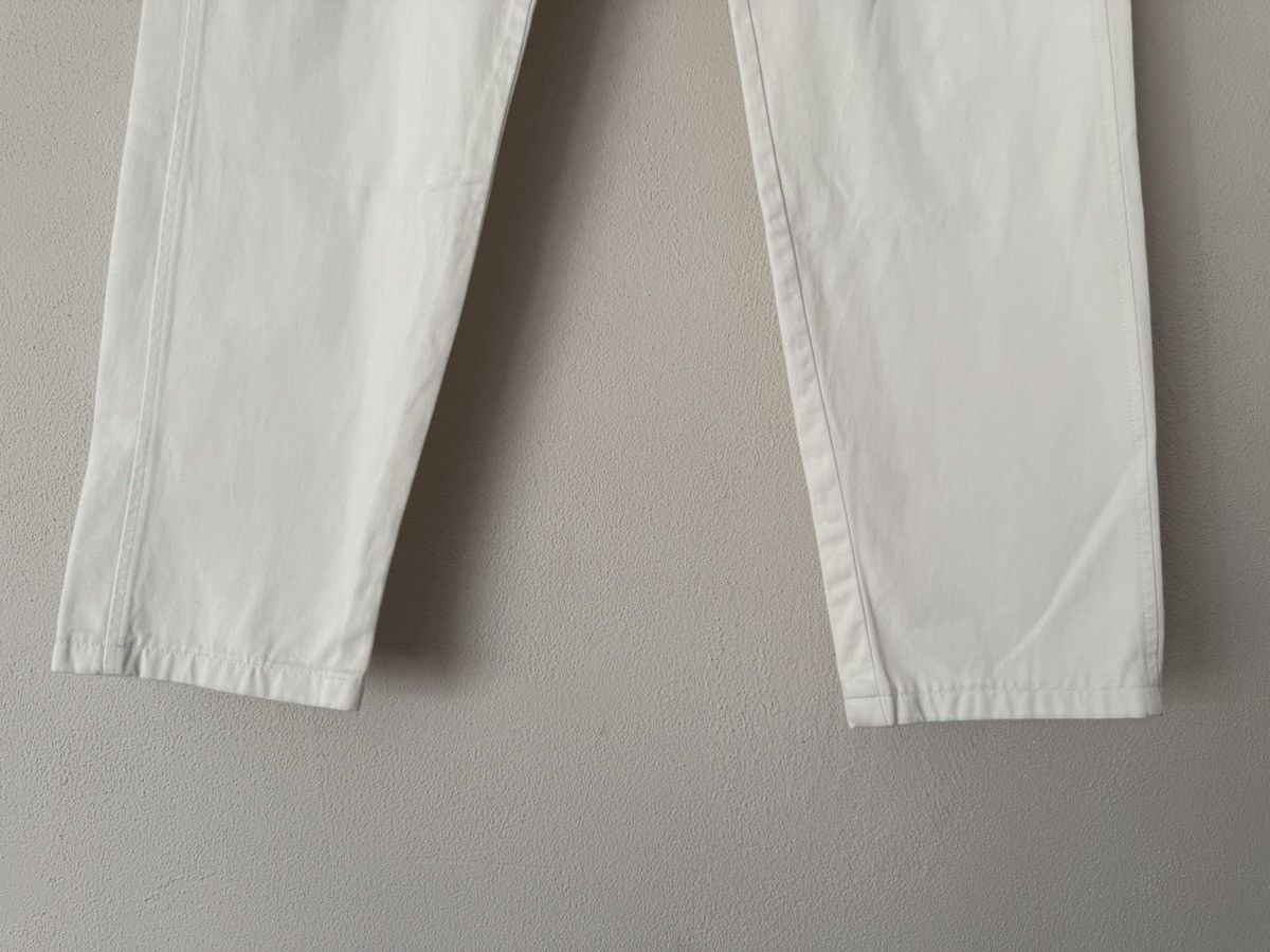 Gucci White Cotton Pants with GG Logo Detail Size US 34 / EU 50 - 4 Thumbnail