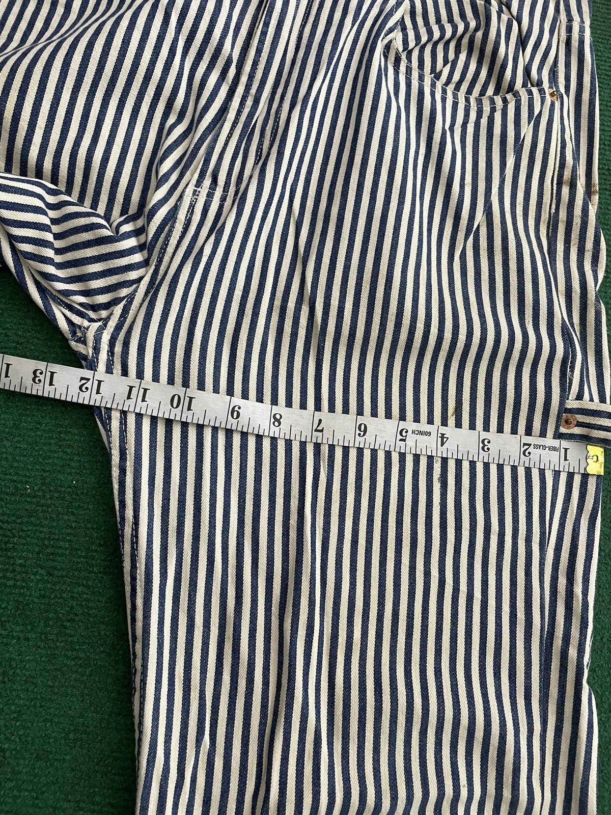X-LARGE Vintage X Large Hickory Stripes Carpenter Pants Size US 33 - 14 Thumbnail