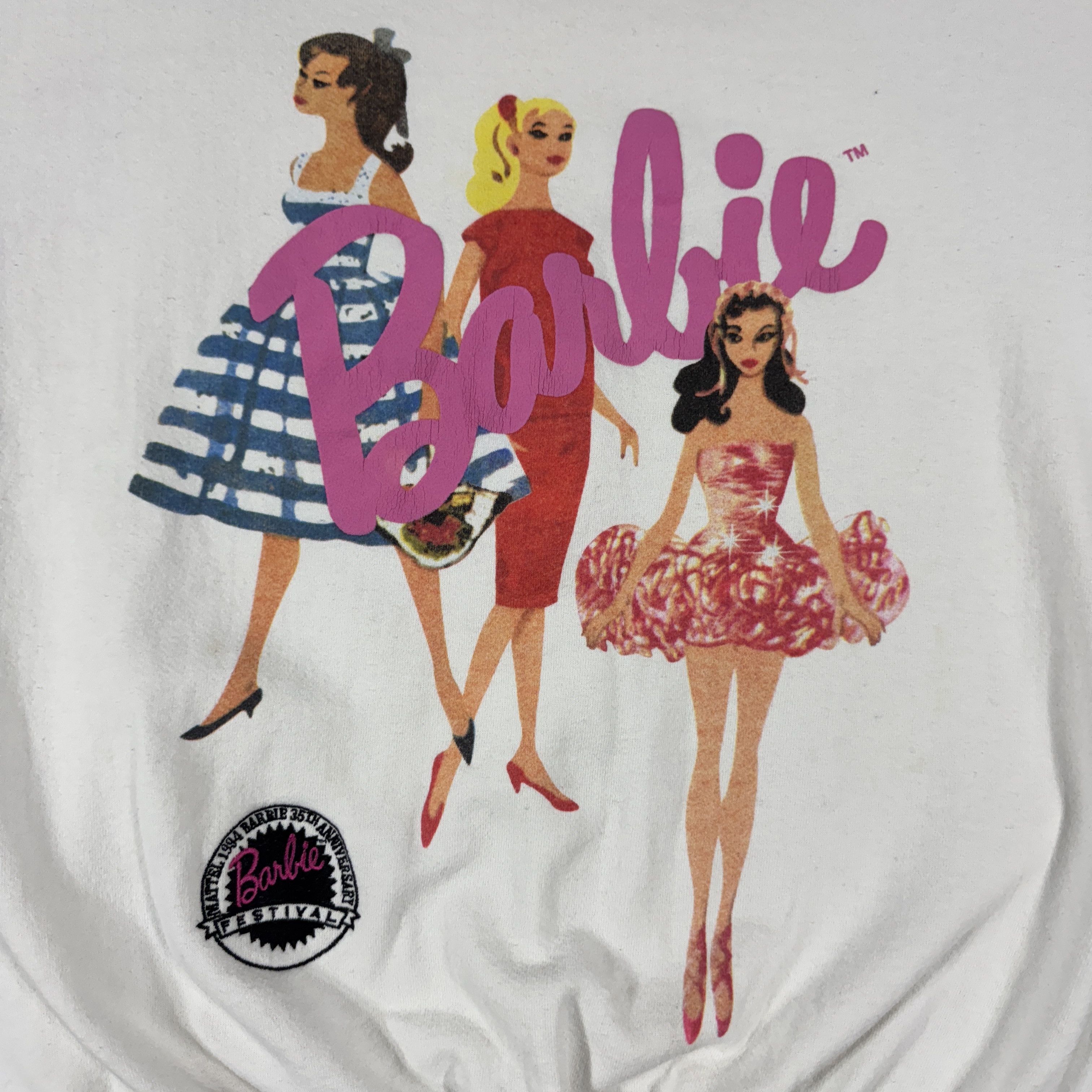 Vintage Vintage 1994 Barbie Festival Sweatshirt (35th Anniversary) Size US L / EU 52-54 / 3 - 3 Thumbnail